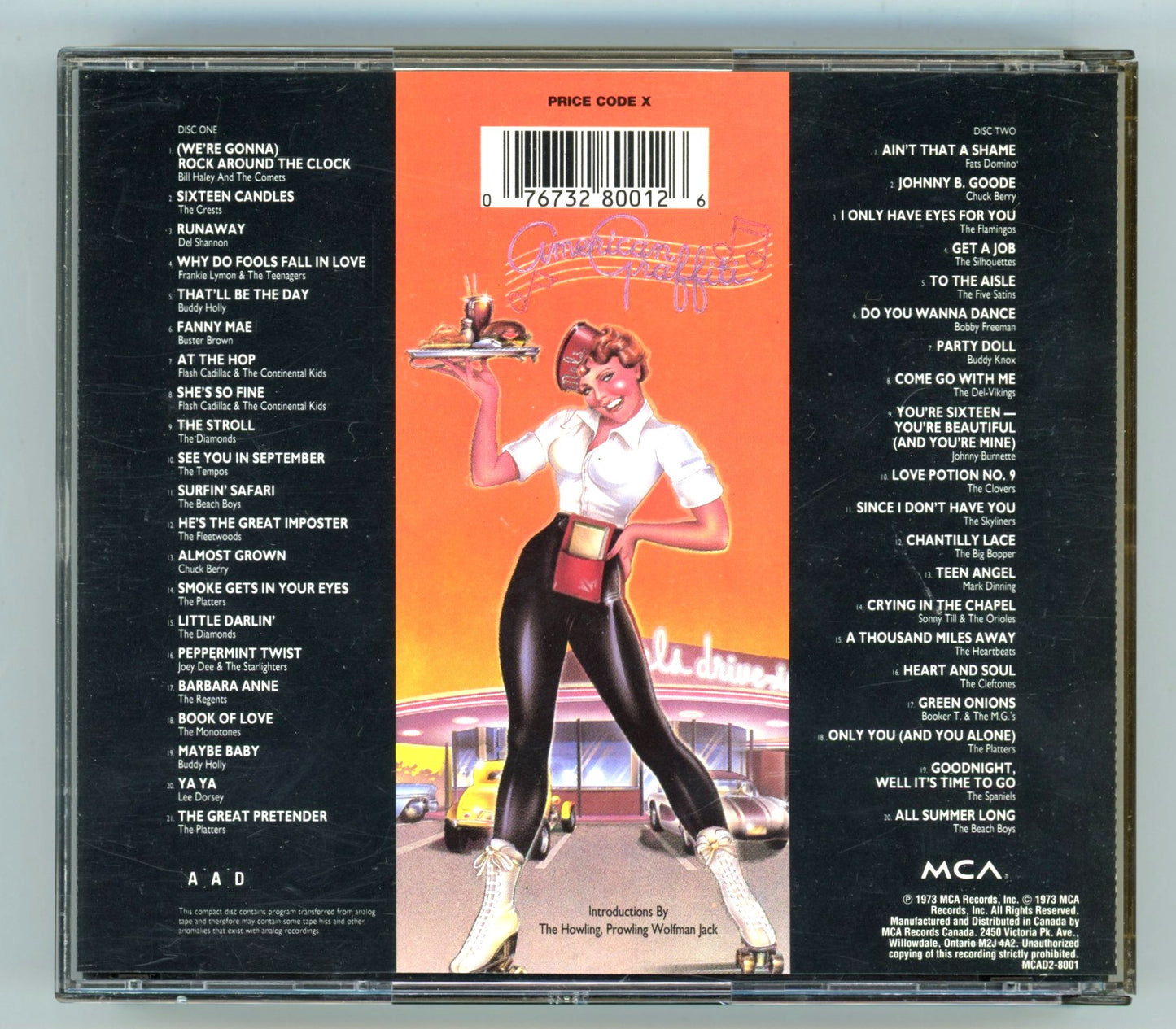 American Graffiti (1973) Motion Picture Soundtrack Vintage CD