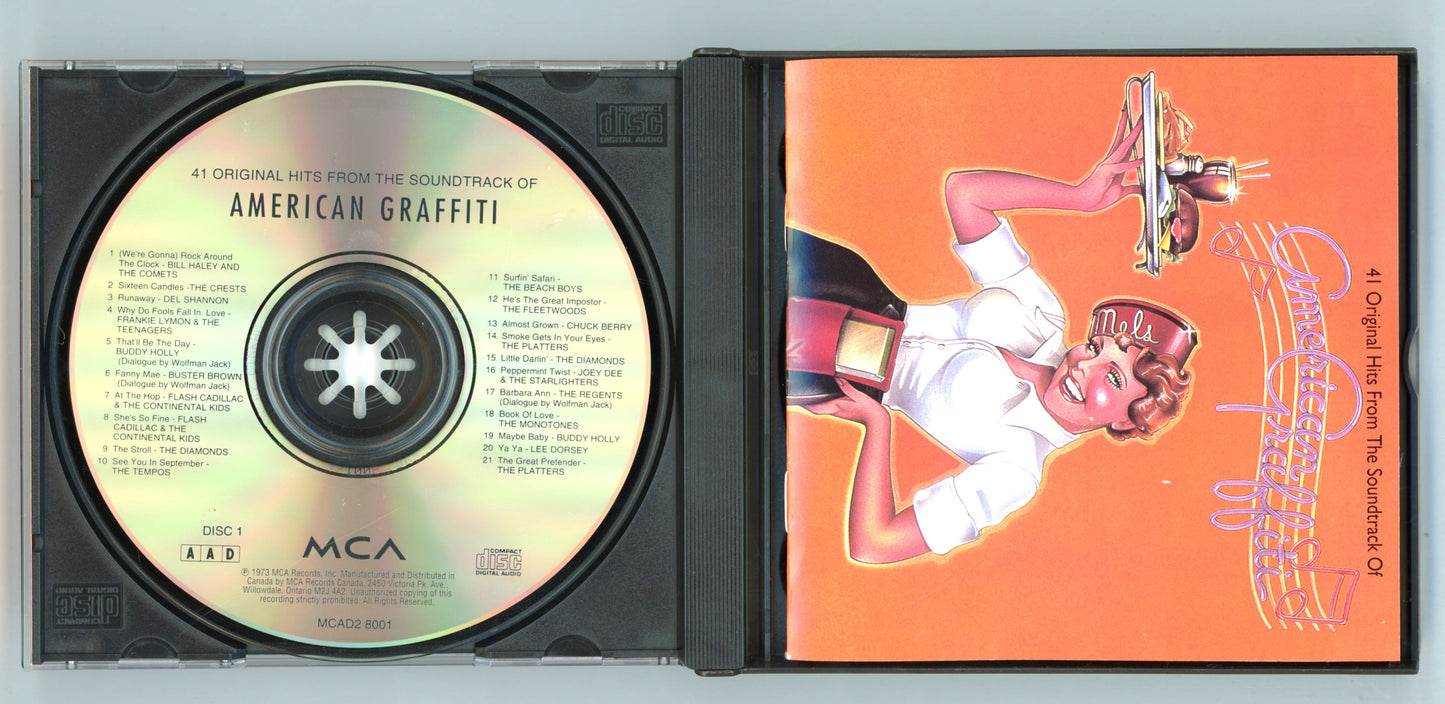 American Graffiti (1973) Motion Picture Soundtrack Vintage CD