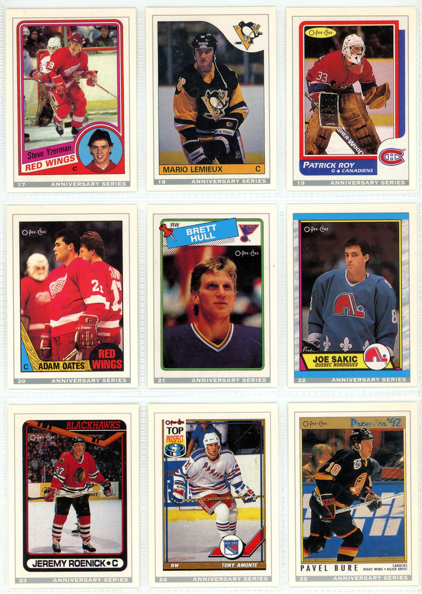 1992/93 O-Pee-Chee & OPC Premier NHL Hockey Card Complete Sets (528 Cards) + Inserts