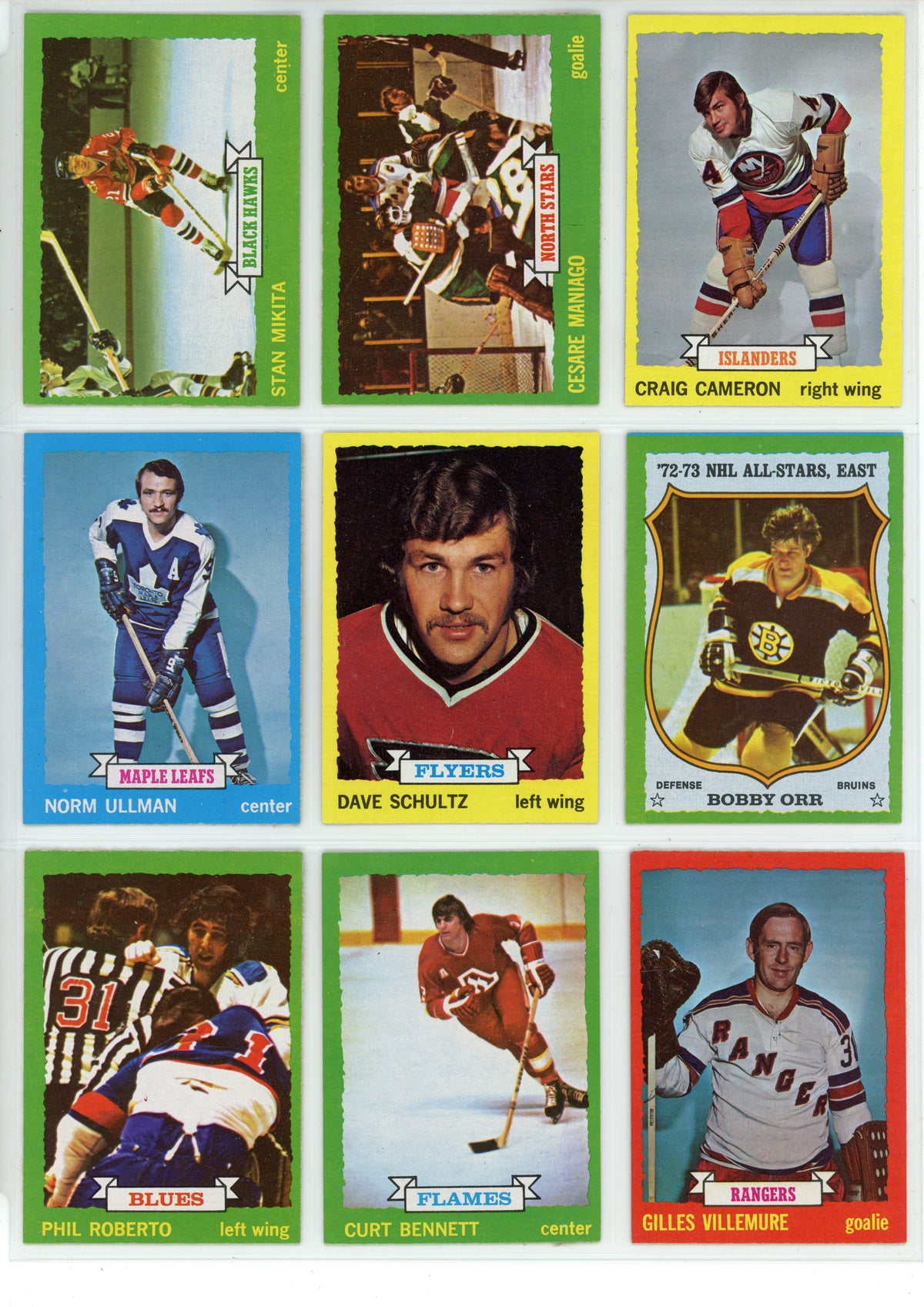 1973/74 Topps NHL Hockey Card Complete Set (198 Cards) Bobby Orr, Ken Dryden EX+ / NM