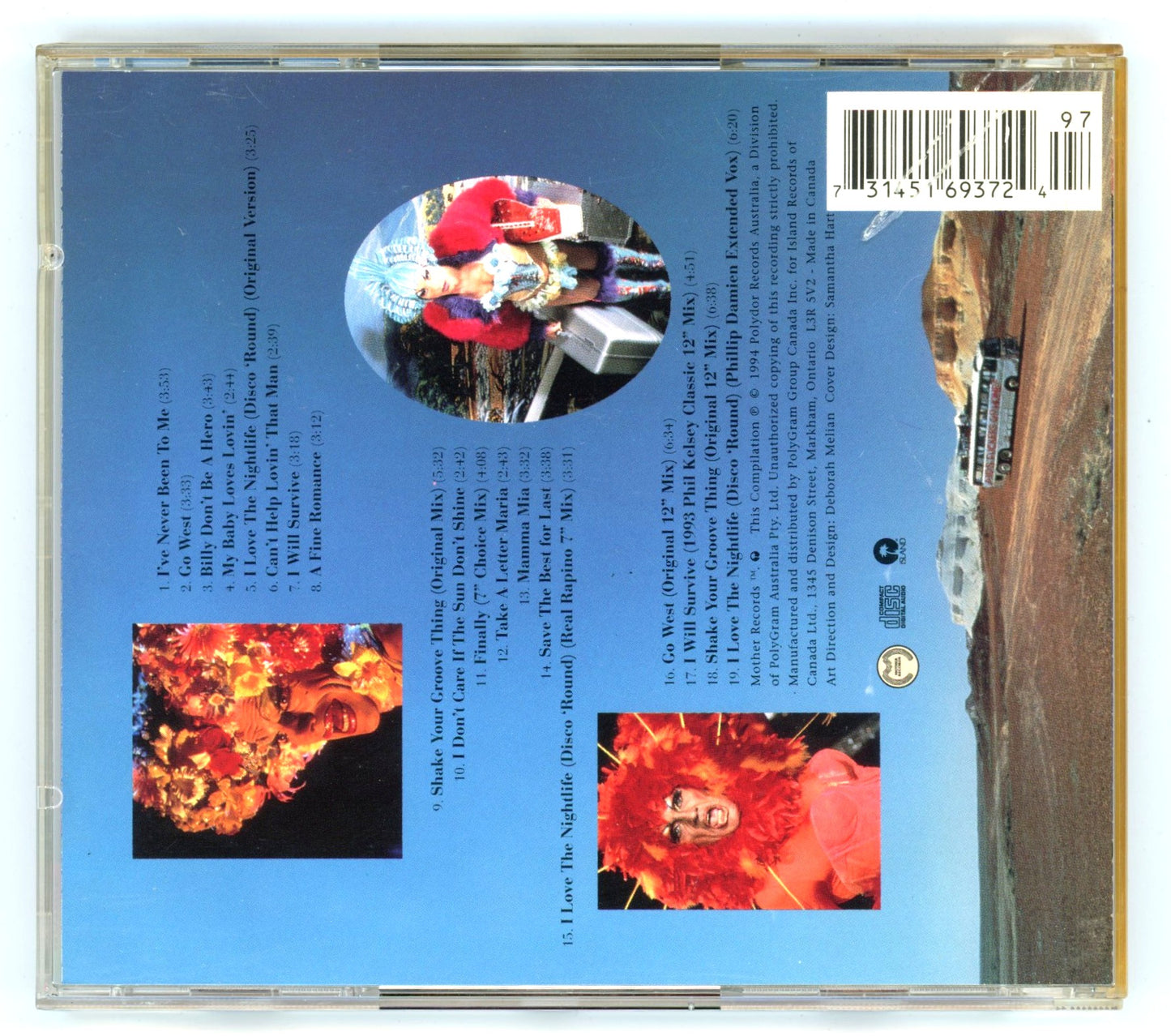 The Adventures of Priscilla, Queen of the Desert (1994) Motion Picture Soundtrack Vintage CD