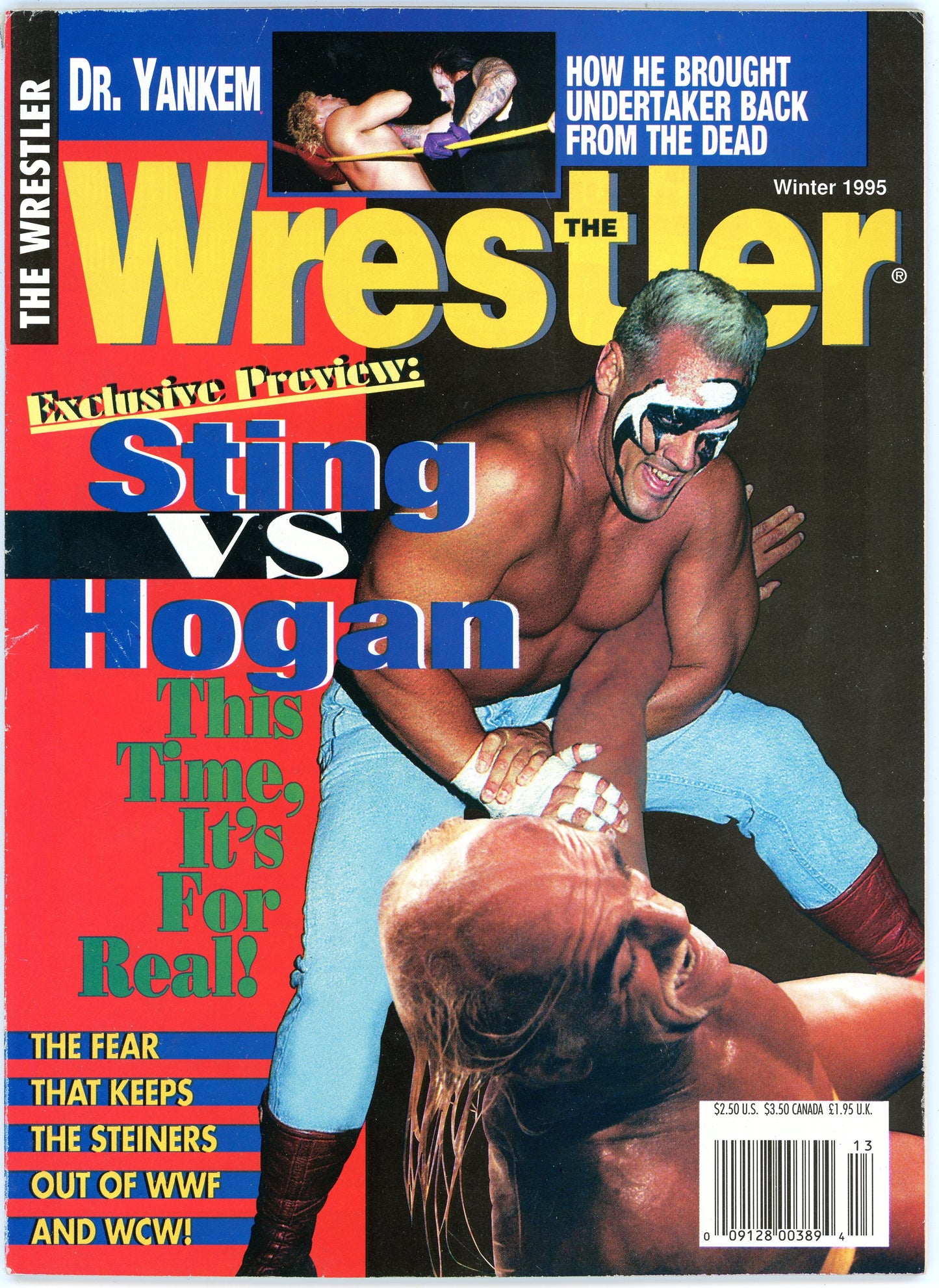 The Wrestler Vintage Wrestling Magazine (Winter 1995) Sting vs. Hulk Hogan