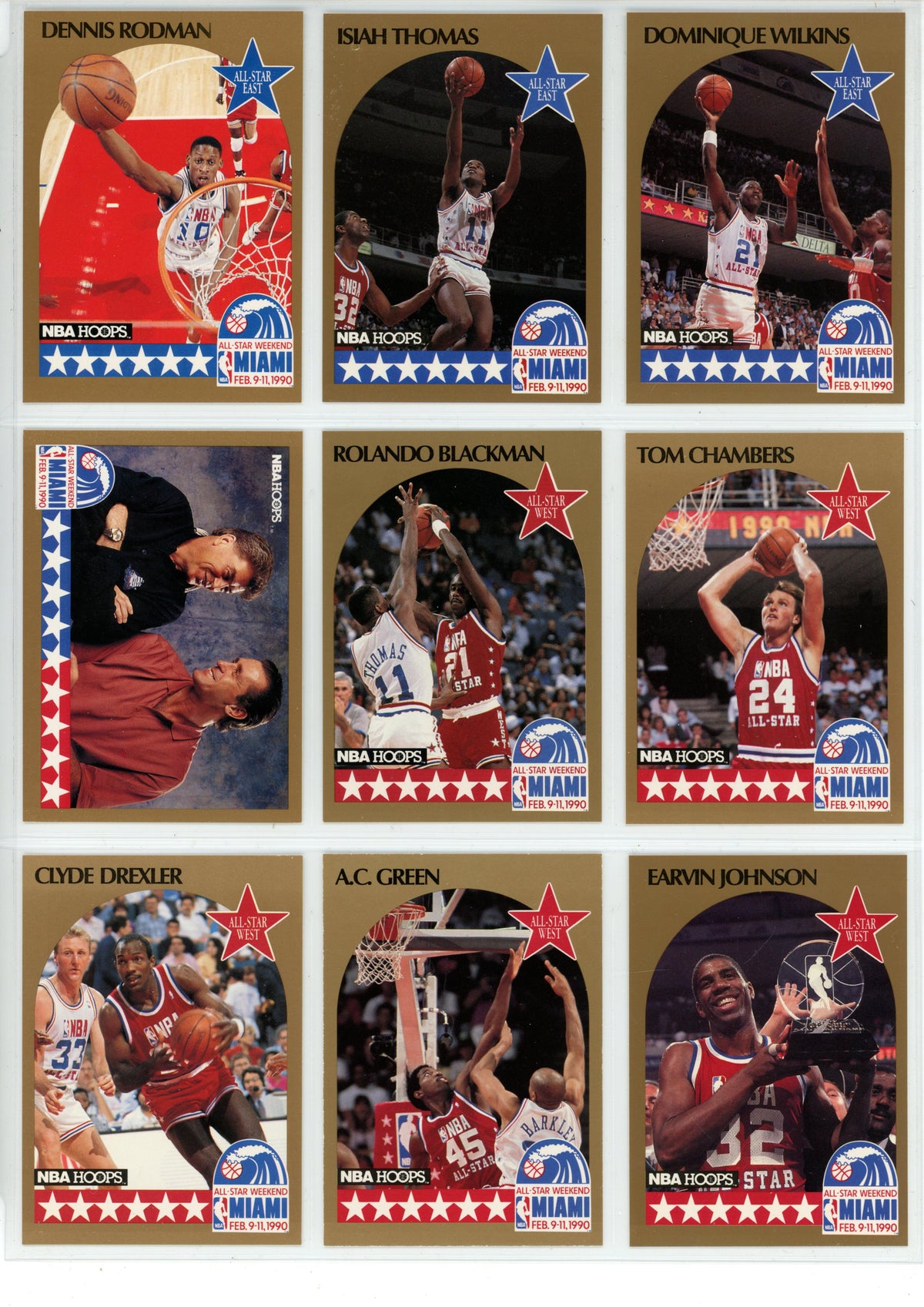 1990/91 Hoops NBA Basketball Complete Set (Series 1 & 2 - 440 Cards) - NMT/MT Menendez Brothers, Jordan