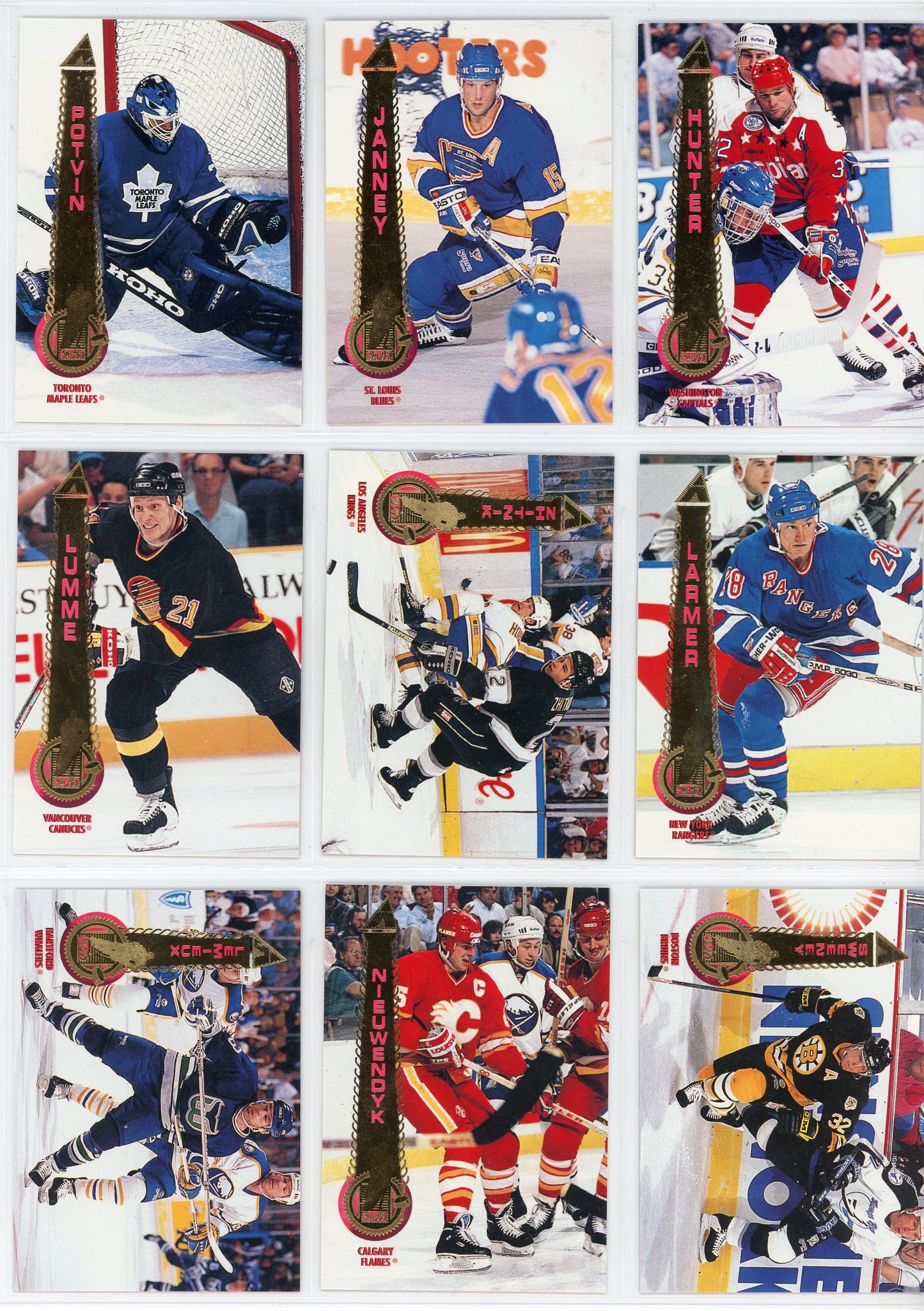 1994/95 Pinnacle Series 1 Hockey Card Set (270 Cards)