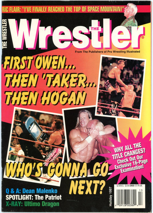 The Wrestler Vintage Wrestling Magazine (Holiday 1997) Undertaker, Hulk Hogan