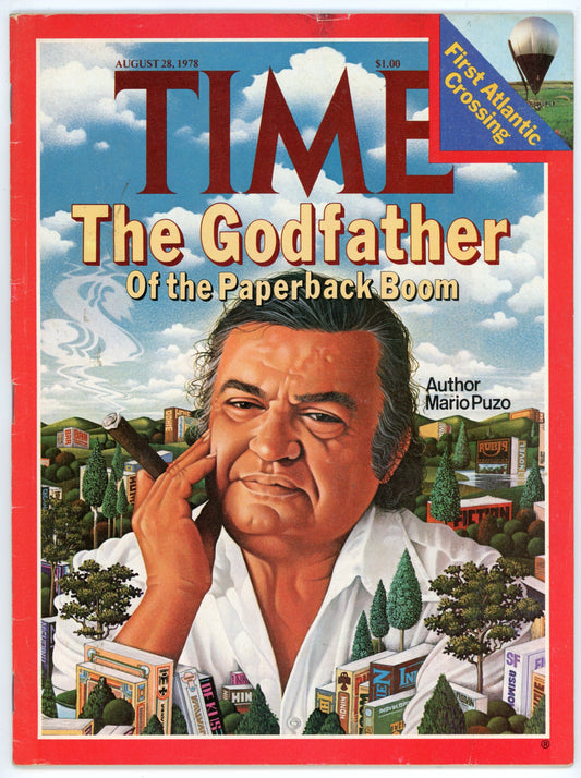 Time Vintage Magazine (August 28, 1978) Mario Puzo Cover