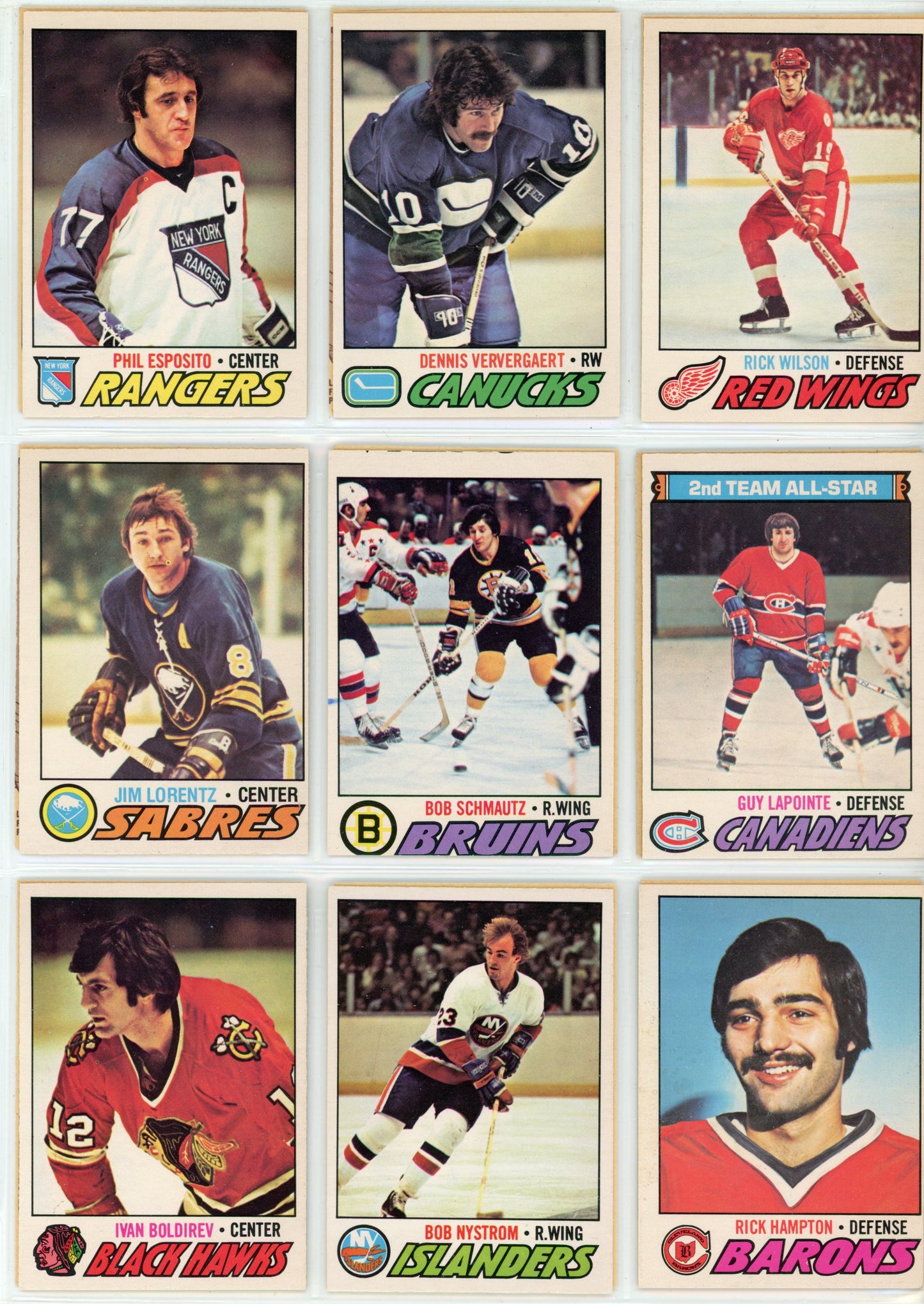 1977/78 OPC O-Pee-Chee NHL Hockey Complete Set (396 Cards)
