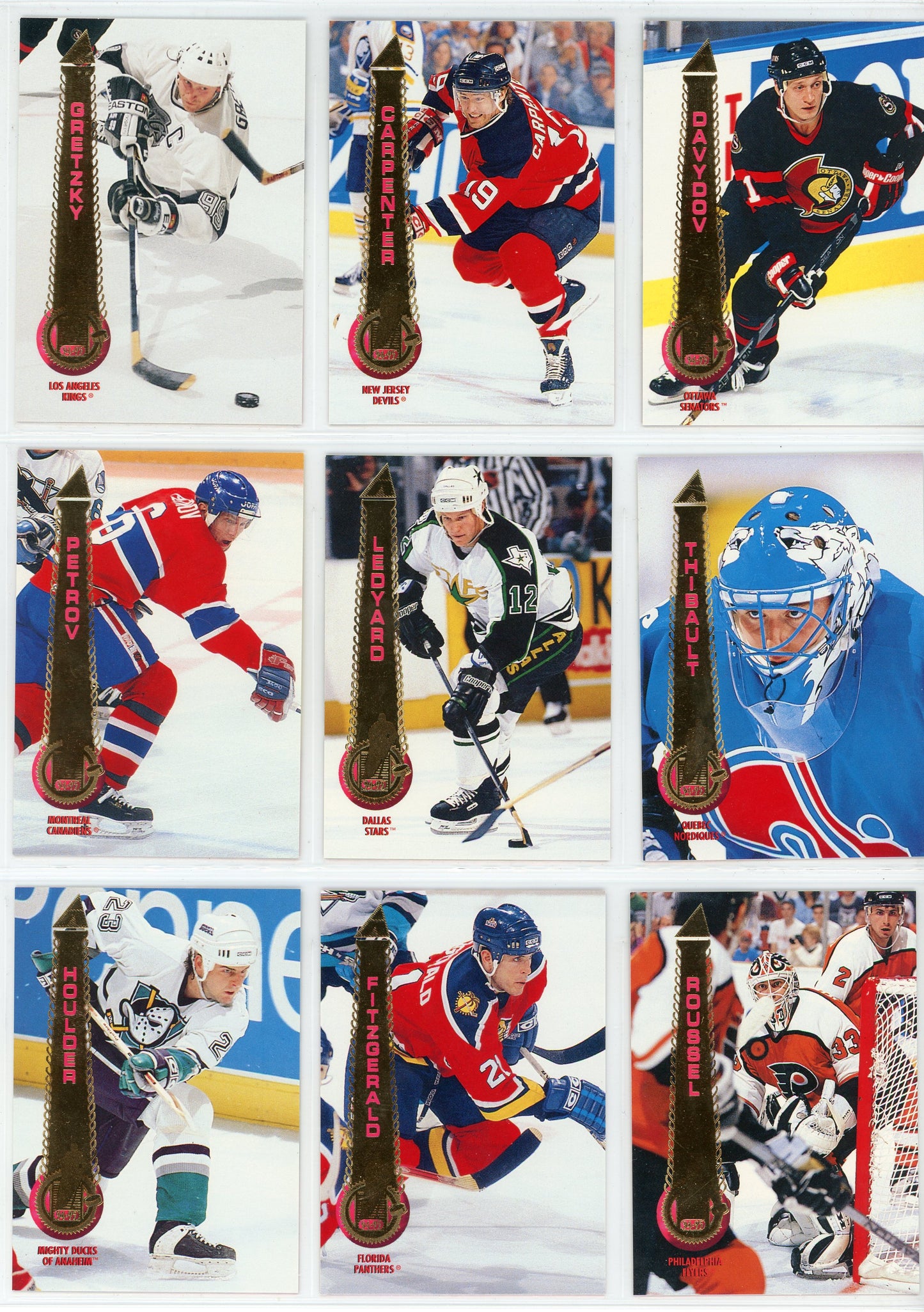 1994/95 Pinnacle Series 1 Hockey Card Set (270 Cards)