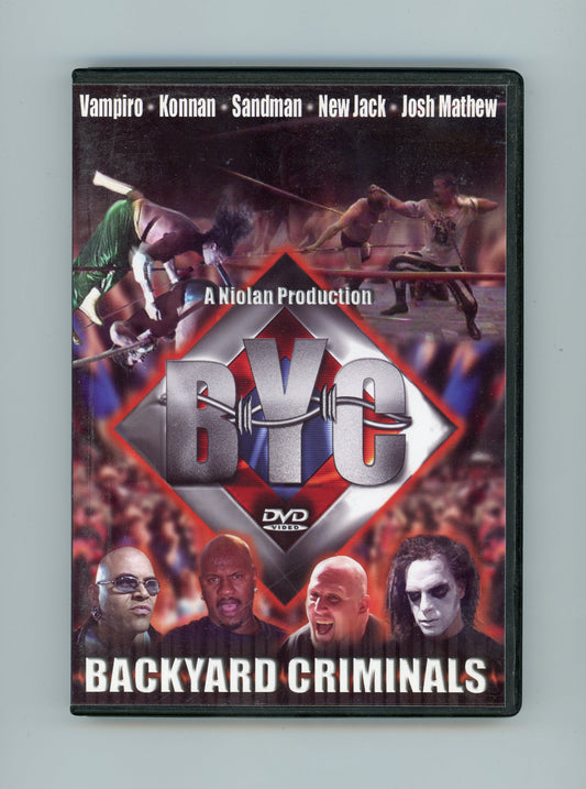 2004 Niolan Backyard Criminals (BYC) Wrestling DVD