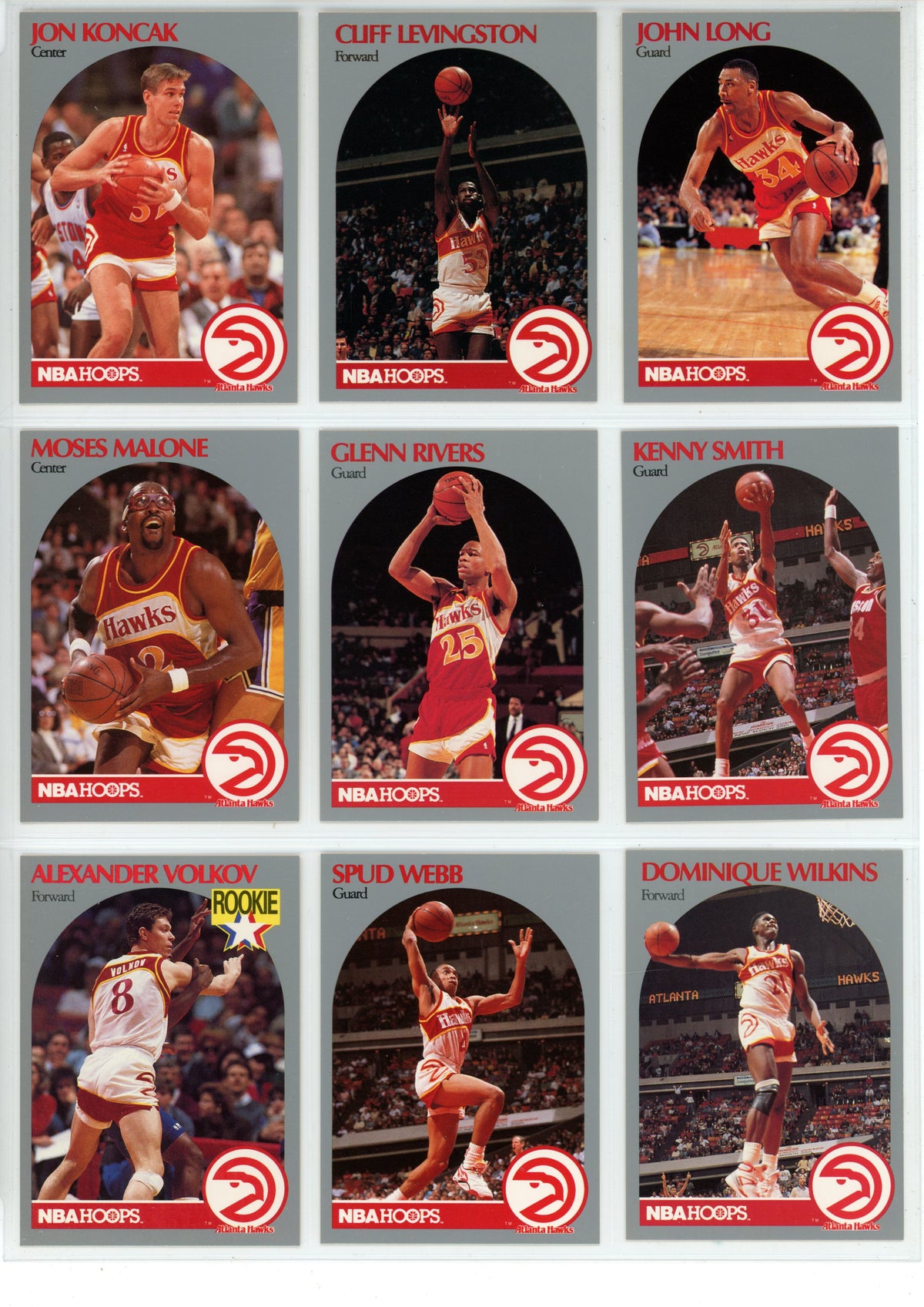 1990/91 Hoops NBA Basketball Complete Set (Series 1 & 2 - 440 Cards) - NMT/MT Menendez Brothers, Jordan