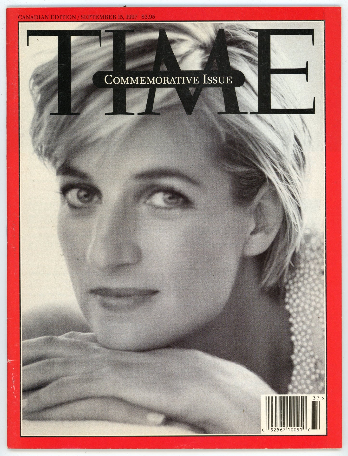 Time Vintage Magazine Canadian Edition (September 15, 1997) Princess Diana Commemorative Issue