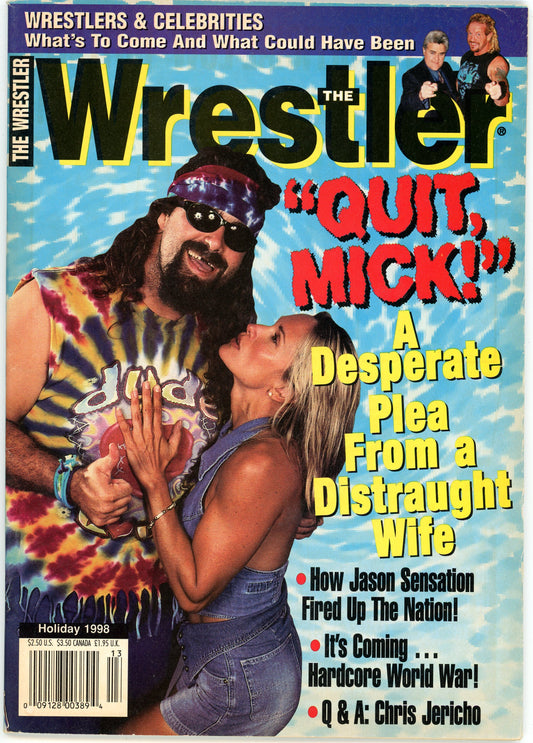 The Wrestler Vintage Wrestling Magazine (Holiday 1998) Mick Foley