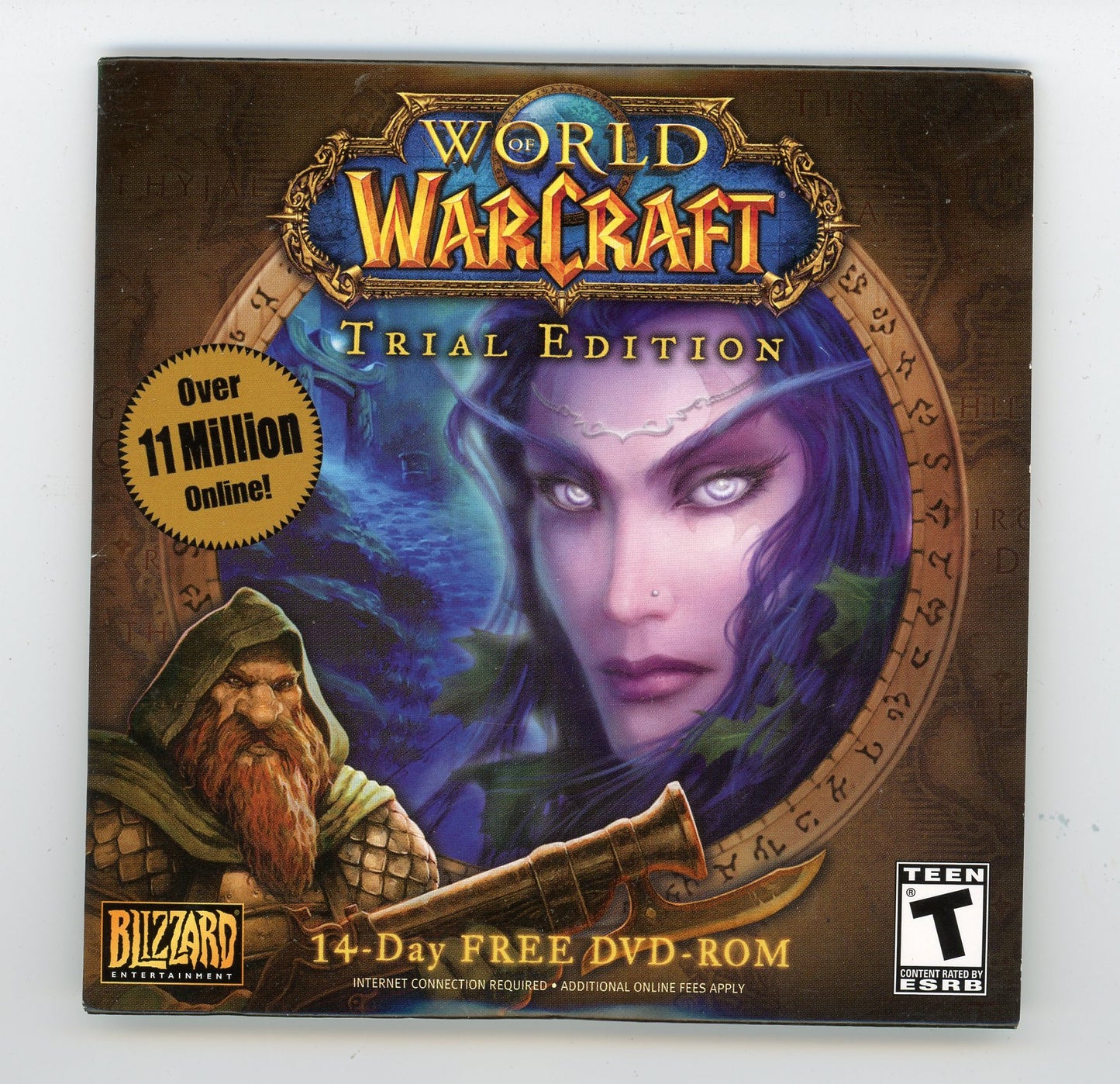 2009 Blizzard Entertainment World of Warcraft PC Video Game Trial Disc, Battle Chest, Manuals