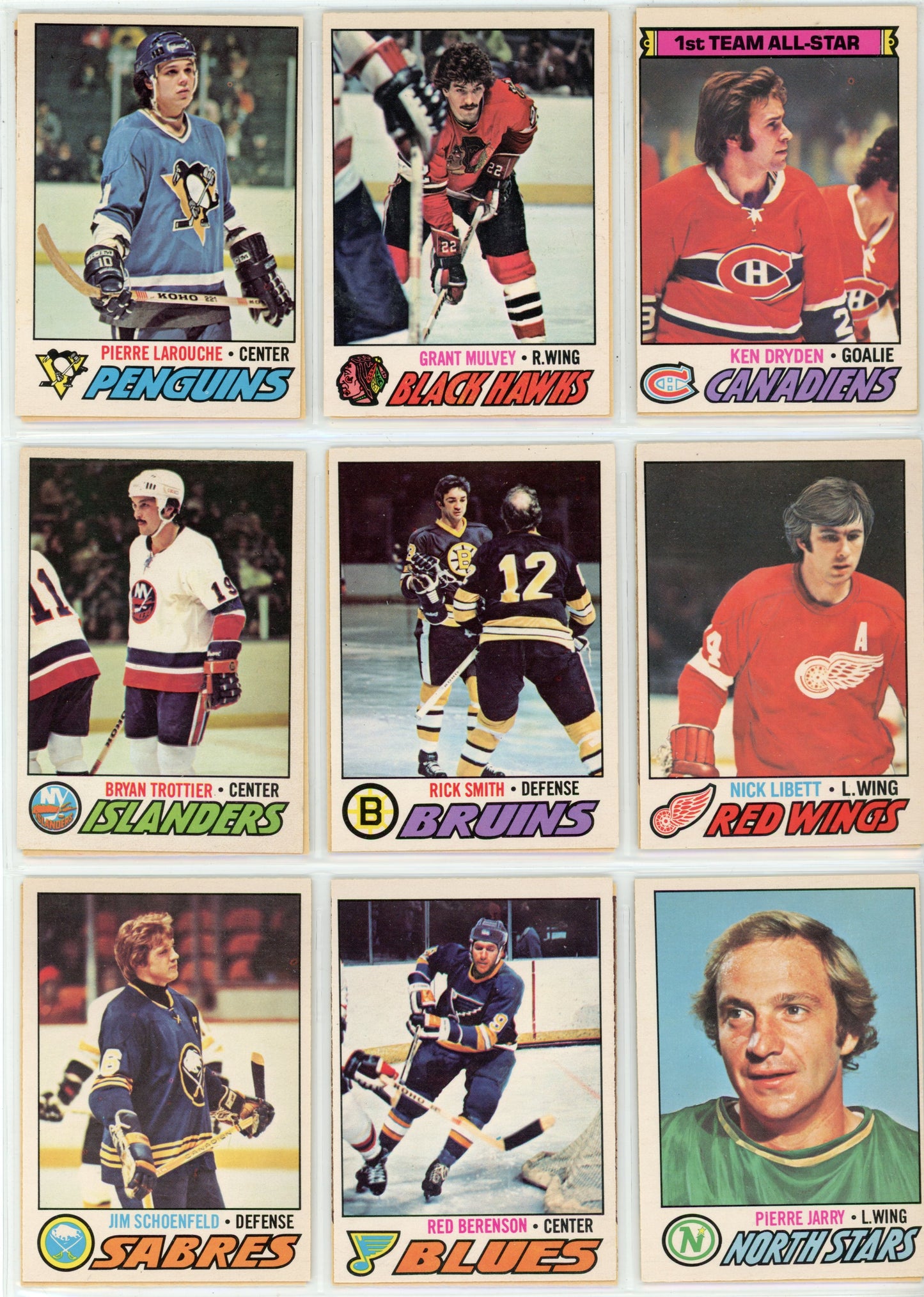1977/78 OPC O-Pee-Chee NHL Hockey Complete Set (396 Cards)