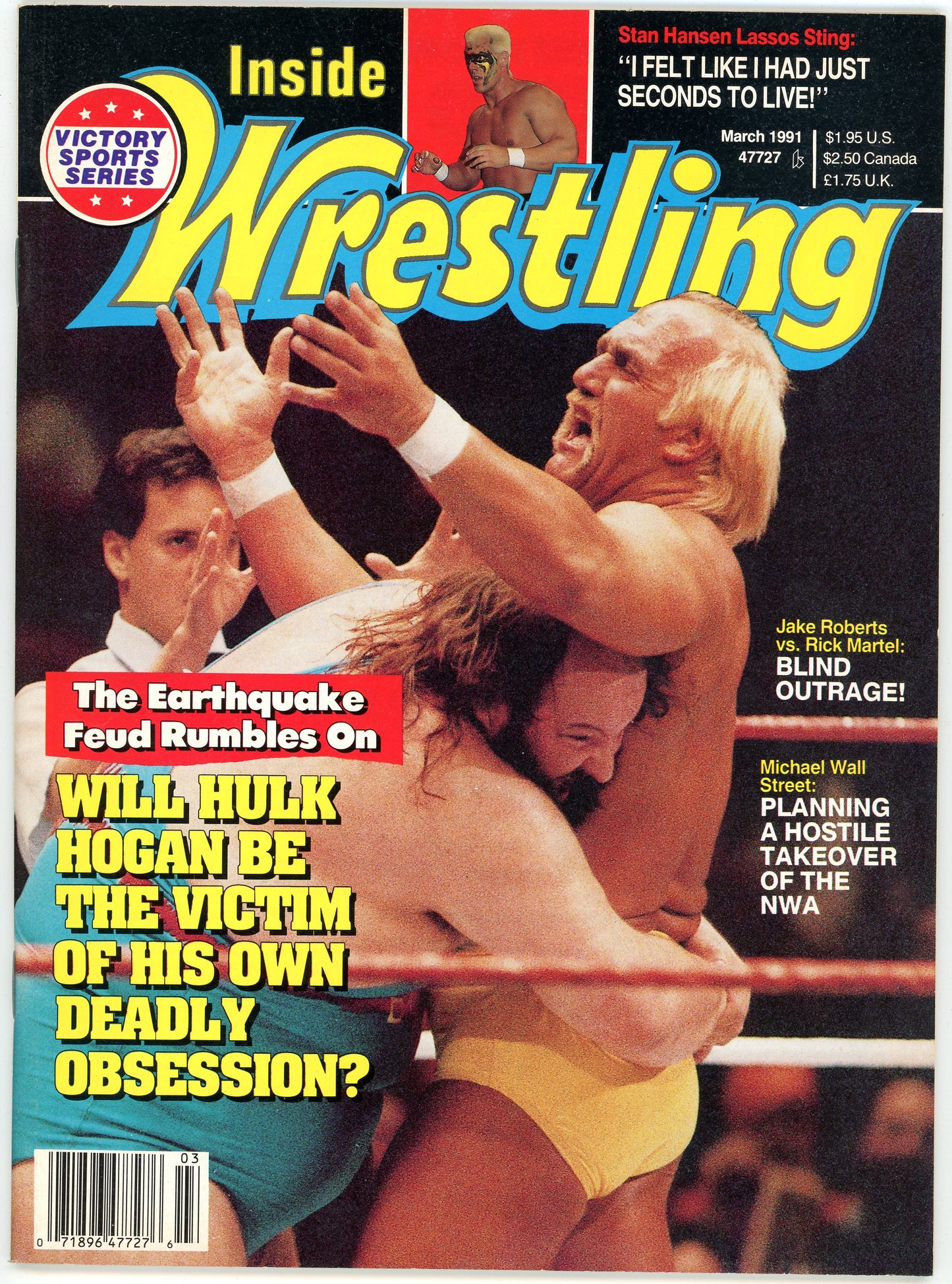 Inside Wrestling Vintage Magazine (March, 1991) Hulk Hogan