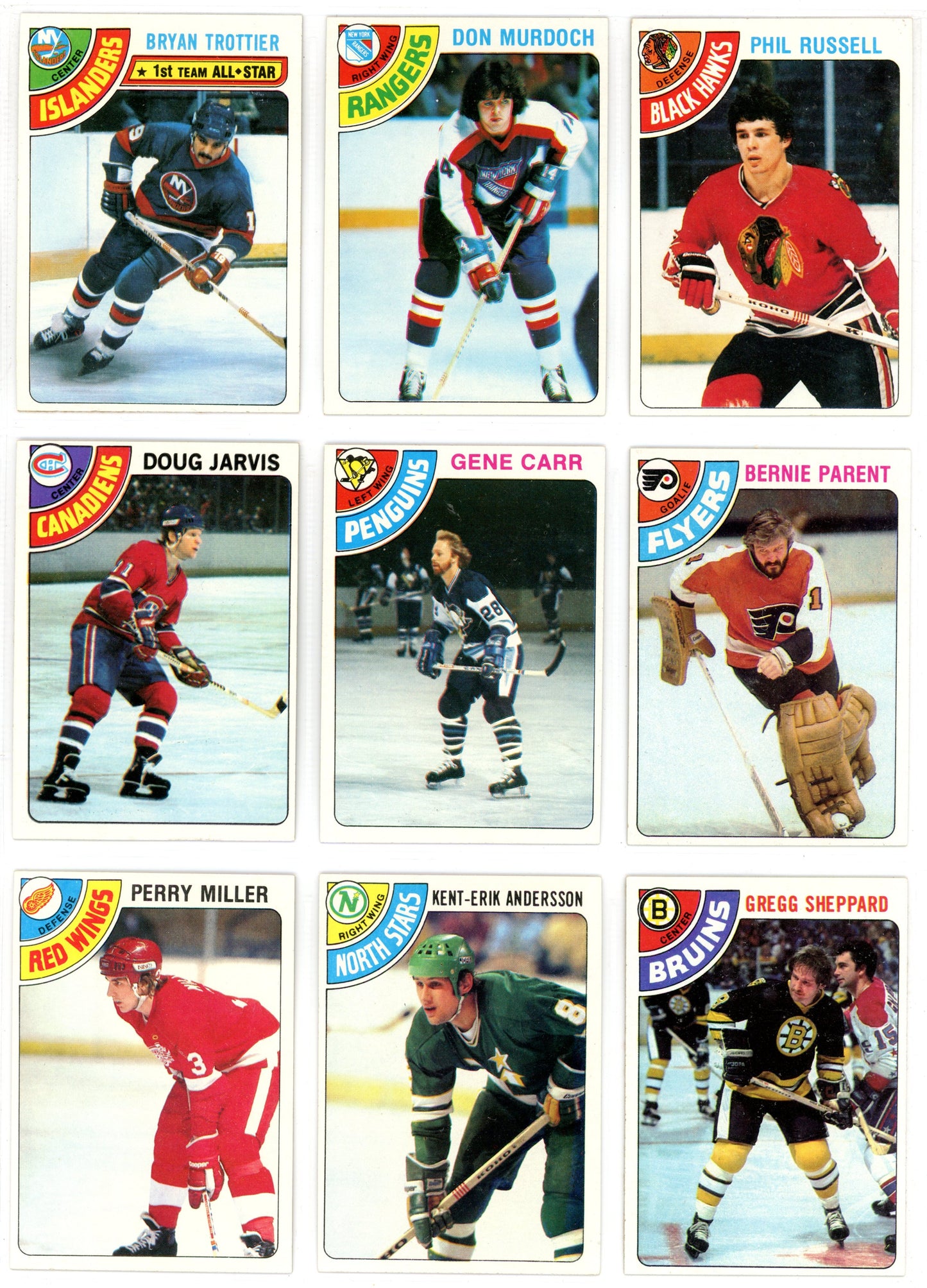 1978/79 Topps NHL Hockey Set (262/264 Cards) Missing #263-264