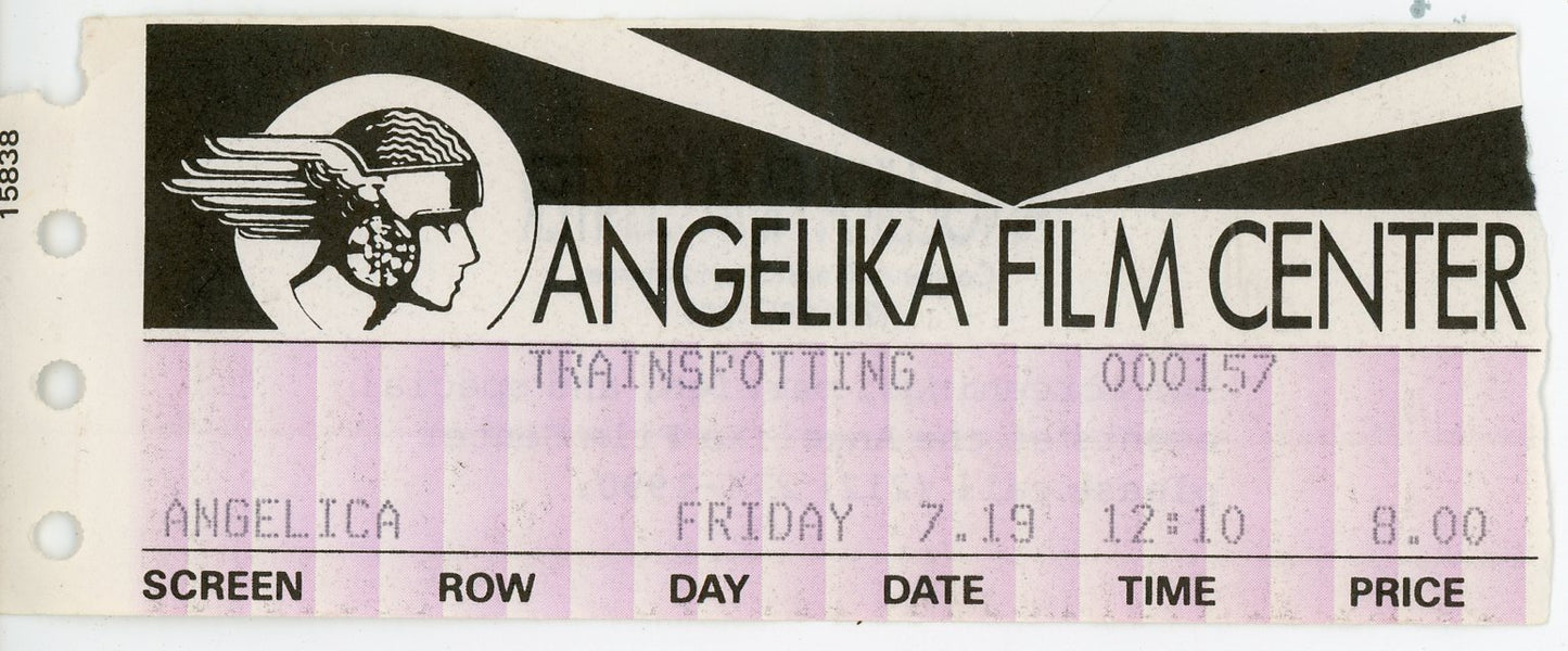 Trainspotting Vintage Movie Pass Angelika Theatre 1996