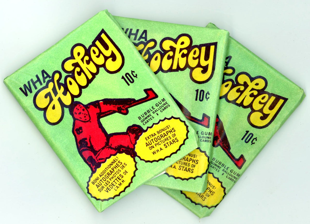 1974/75 OPC O-Pee-Chee WHA Hockey Card Unopened Wax Pack Lot (Lot of 3)