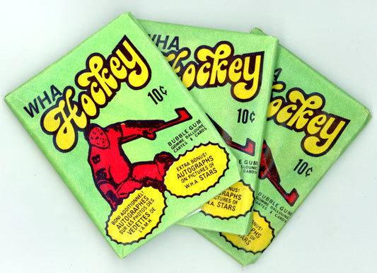 1974/75 OPC O-Pee-Chee WHA Hockey Card Unopened Wax Pack Lot (Lot of 3)