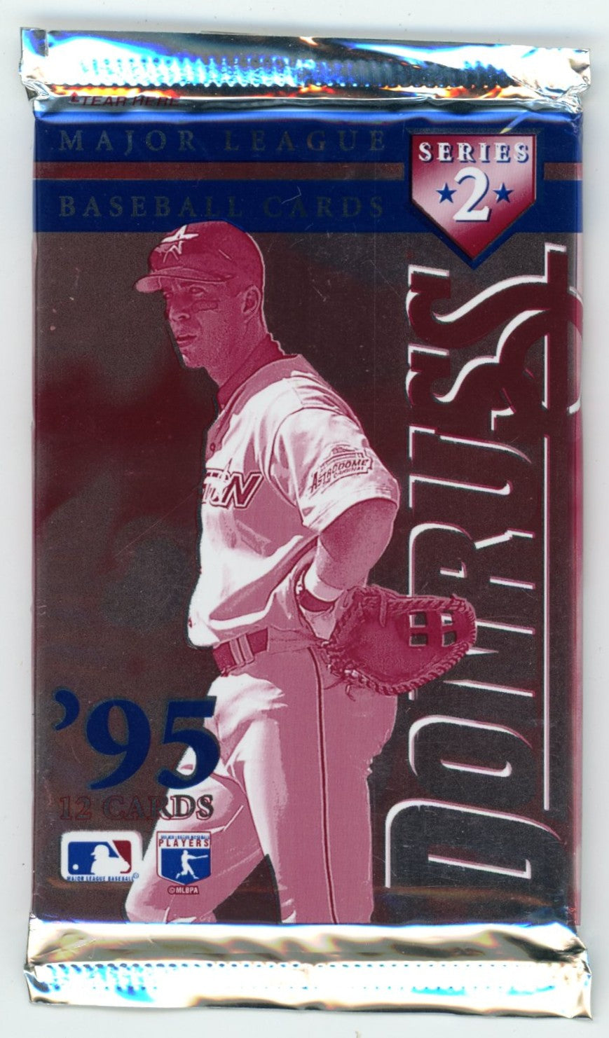 1995 Donruss MLB Baseball Series 2 Card Unopened Wax Pack Lot (Lot of 3)
