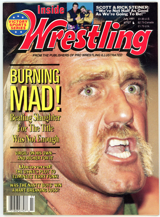 Inside Wrestling Vintage Magazine (July, 1991) Hulk Hogan