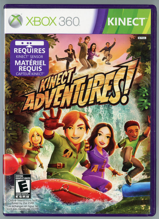 2010 Microsoft Kinect Adventures Xbox360 Kinect Video Game Disc In Box