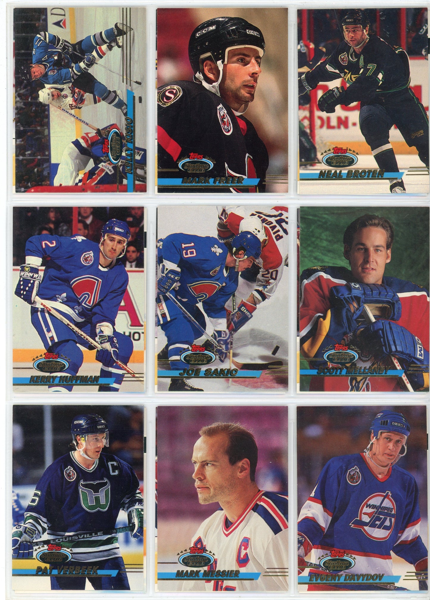 1993/94 Topps Stadium Club NHL Hockey Complete Set (500 Cards)