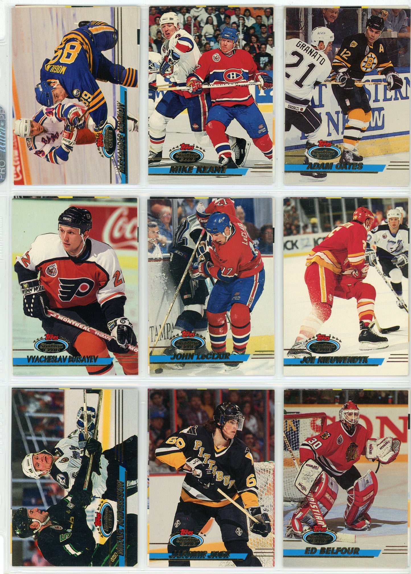 1993/94 Topps Stadium Club NHL Hockey Complete Set (500 Cards)