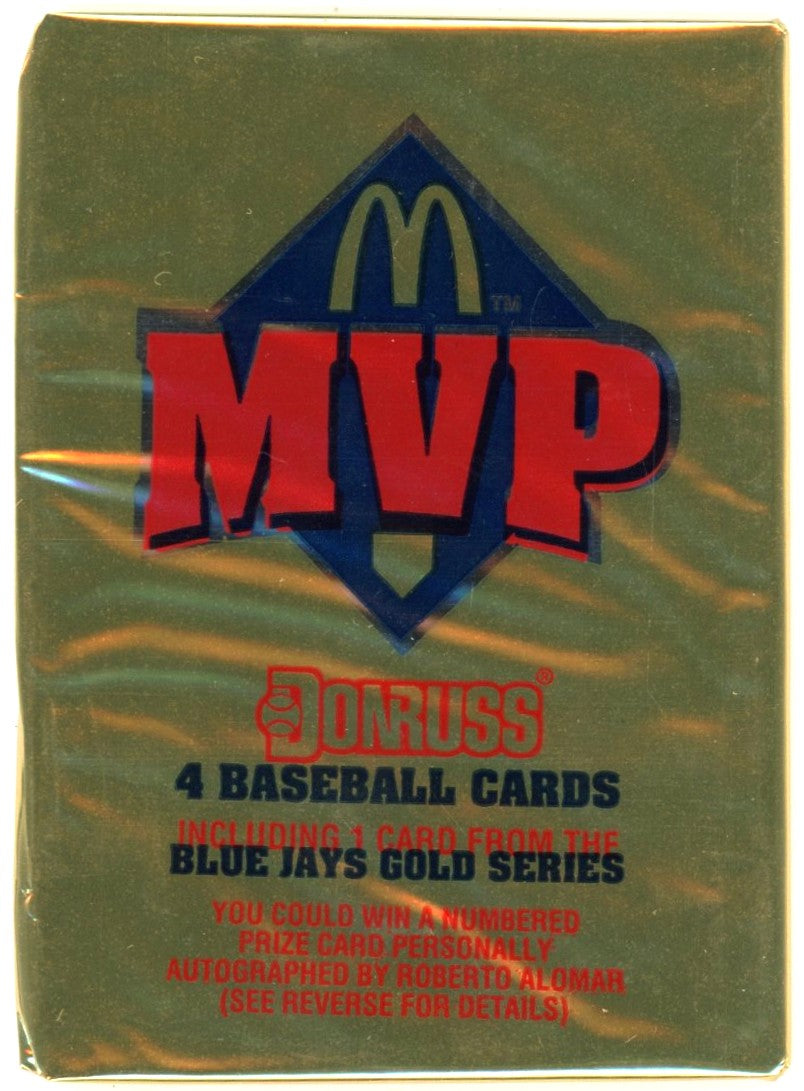 1992 Upper Deck McDonald's MVP Baseball Card Unopened Wax Pack Lot (Lot of 29)