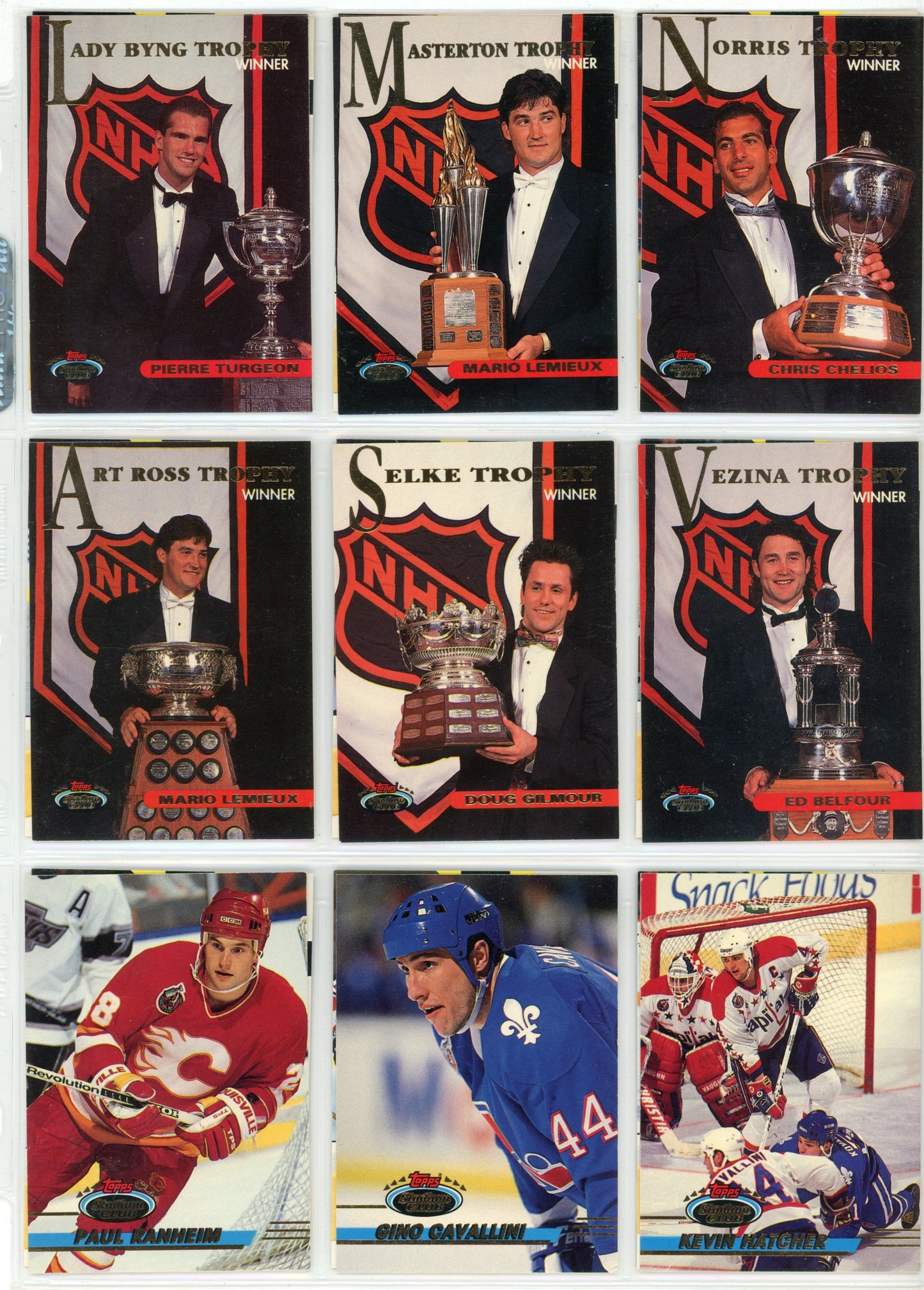 1993/94 Topps Stadium Club NHL Hockey Complete Set (500 Cards)
