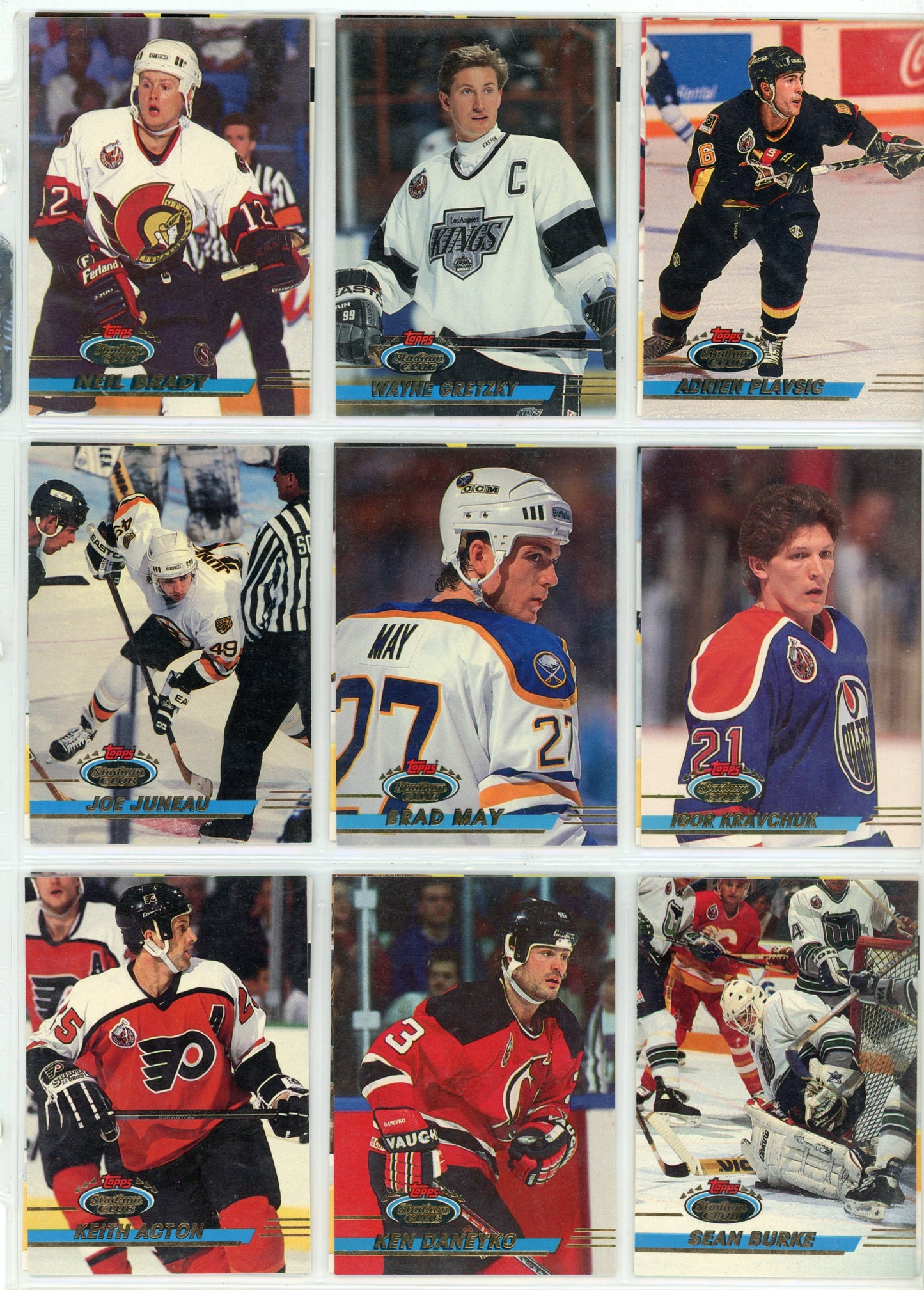 1993/94 Topps Stadium Club NHL Hockey Complete Set (500 Cards)