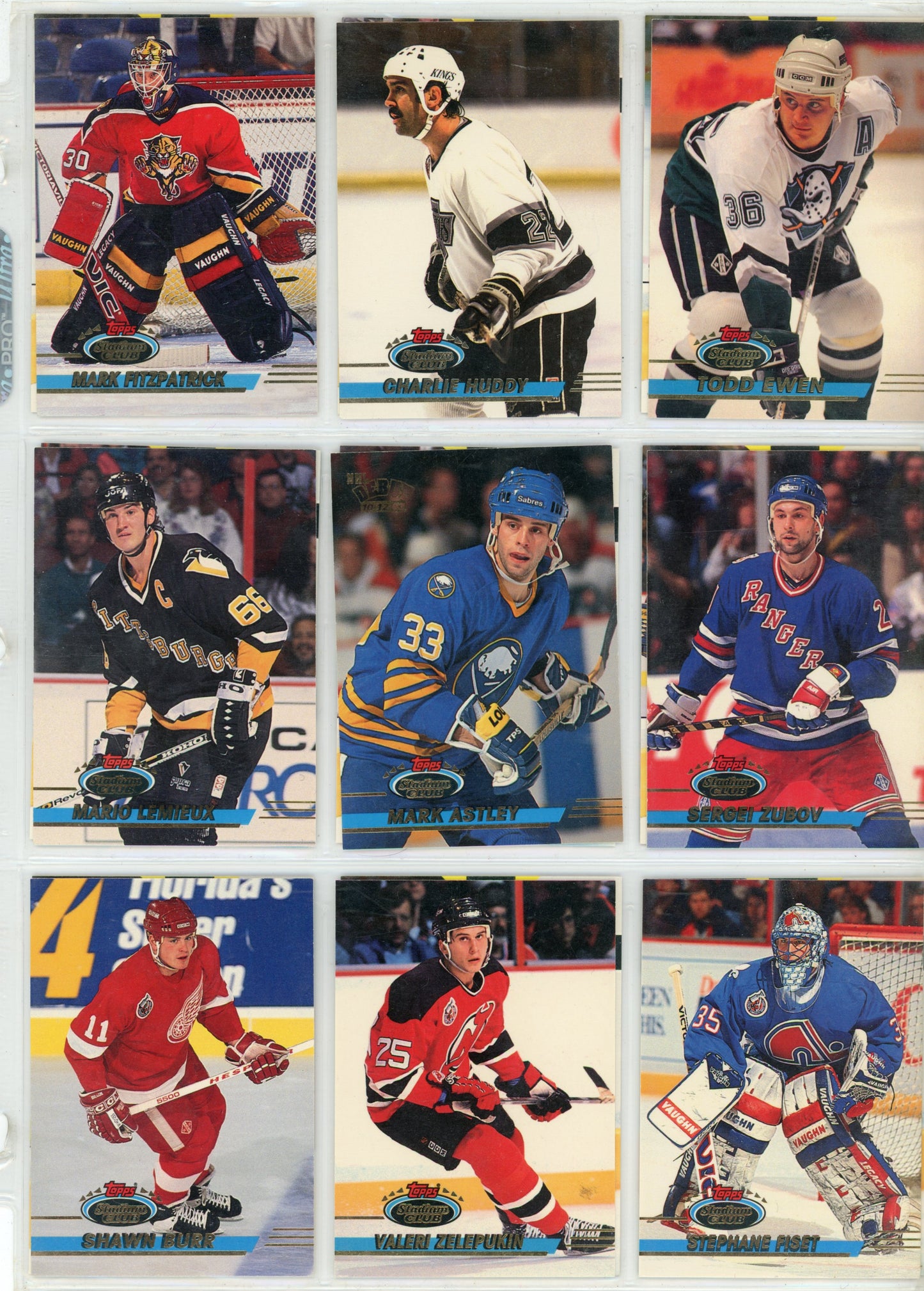 1993/94 Topps Stadium Club NHL Hockey Complete Set (500 Cards)