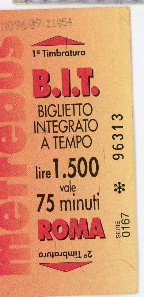 BIT Italian Metro Pass (Rome, Italy)