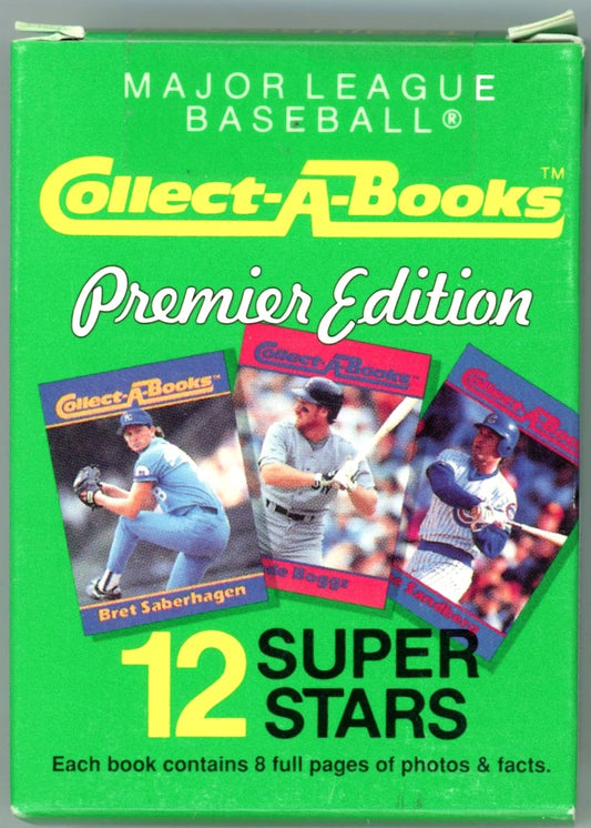 1990 Collect-A-Books MLB Baseball Premier Edition Box (12 Pages)