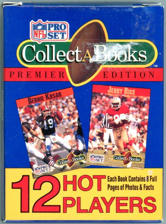 1990 Pro Set NFL Collect-A-Books Series 1 Box (12 Pages)