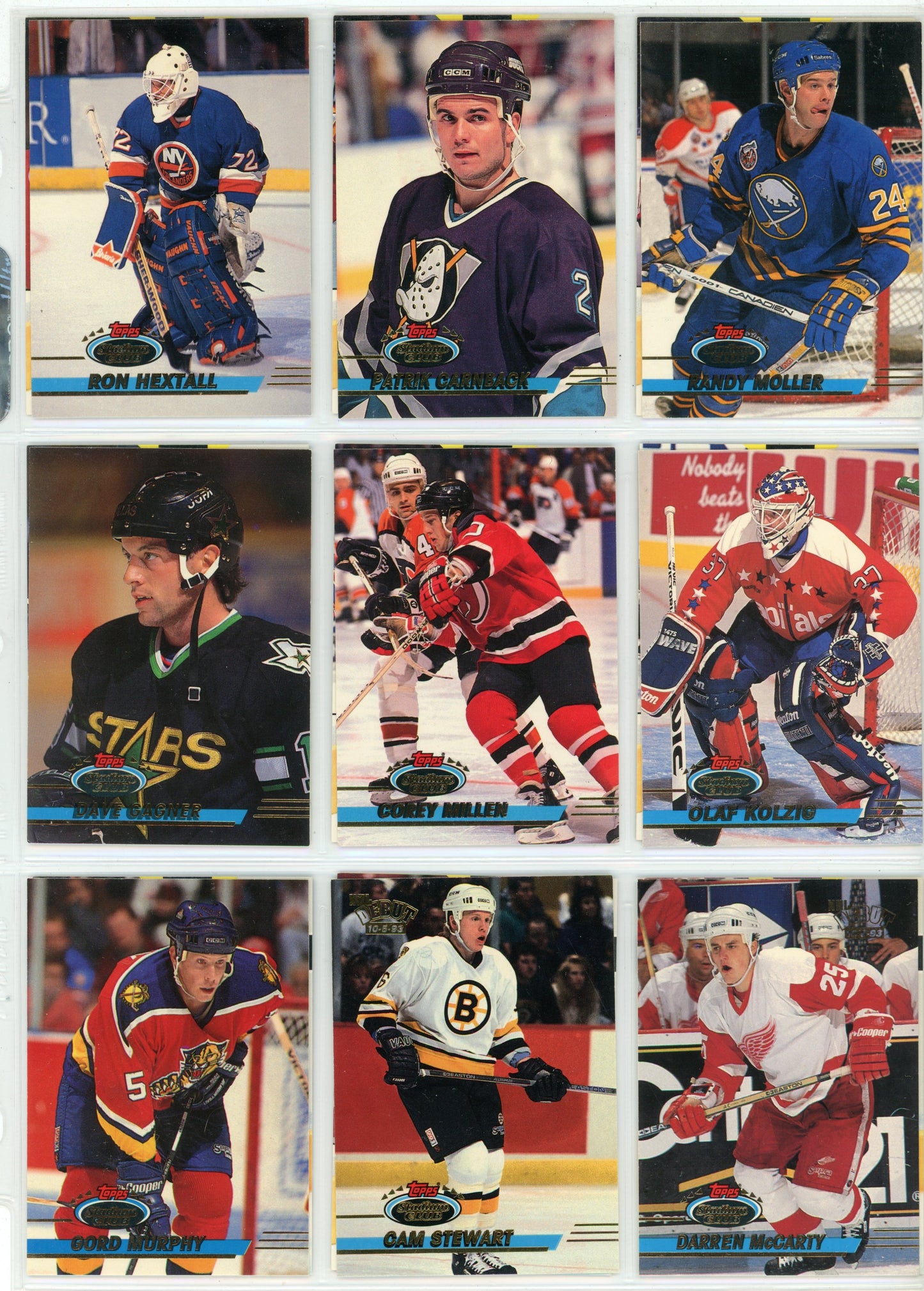 1993/94 Topps Stadium Club NHL Hockey Complete Set (500 Cards)