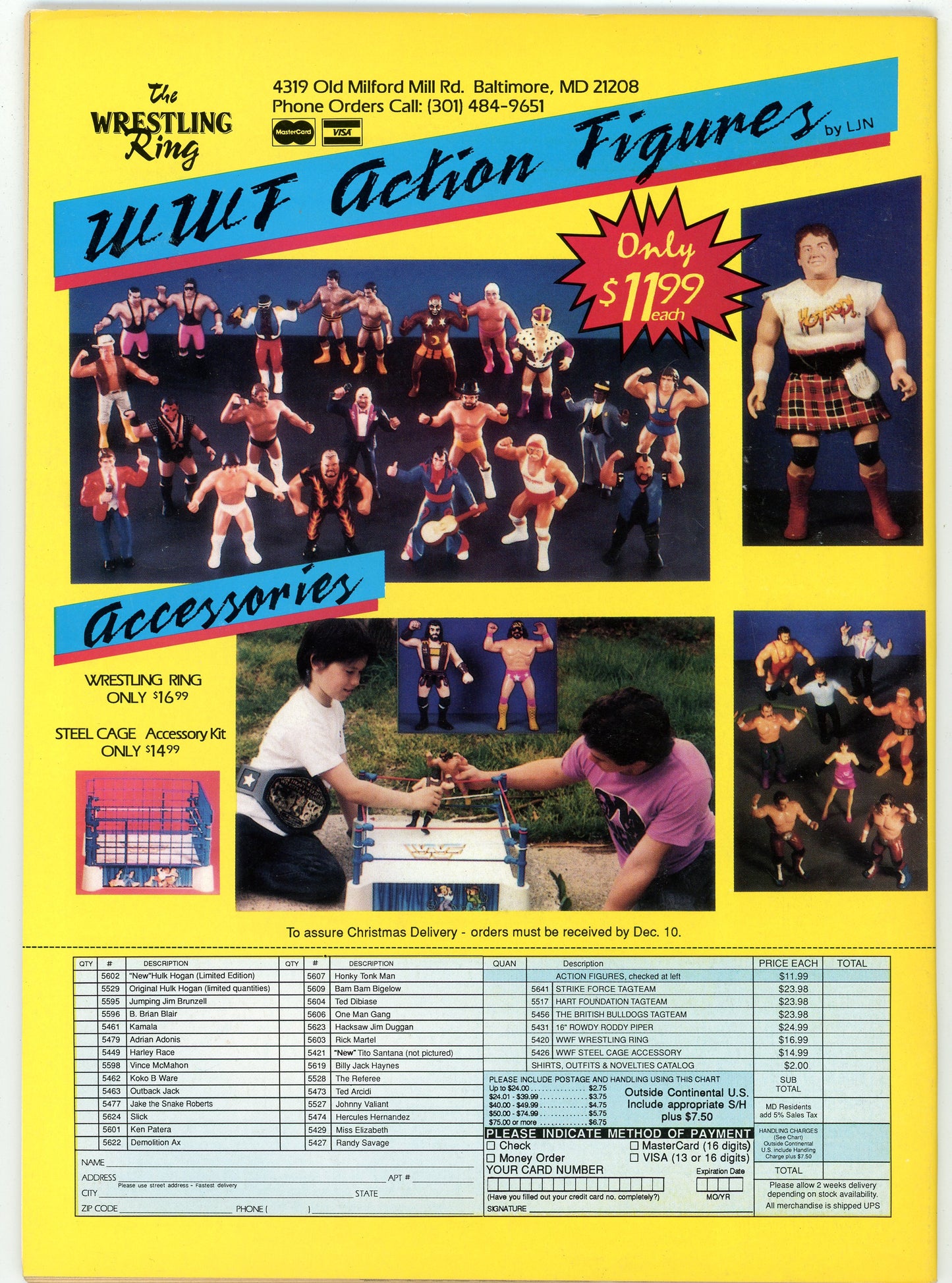 Inside Wrestling Vintage Magazine (November, 1988) Dusty Rhodes vs. Barry Windham