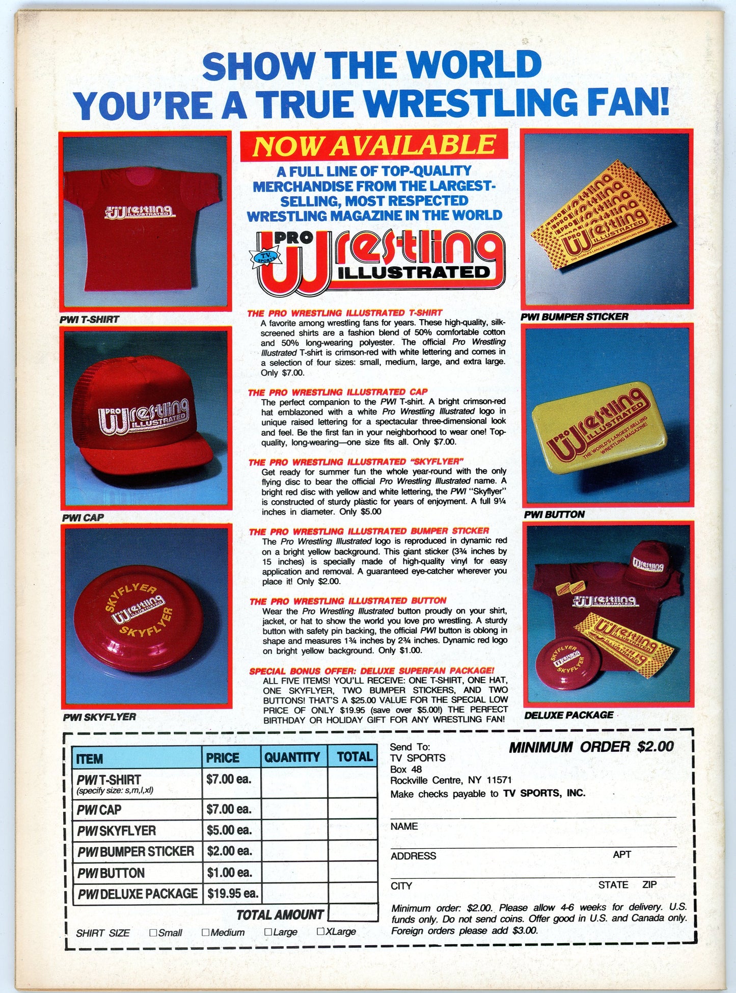 Inside Wrestling Vintage Magazine (September, 1988) Wrestlemania IV Special Collector's Edition