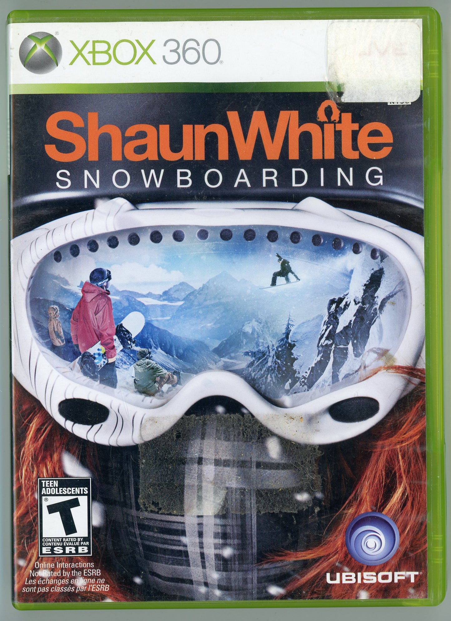 2008 Ubisoft Shaun White Snowboarding Xbox360 Video Game Disc In Box