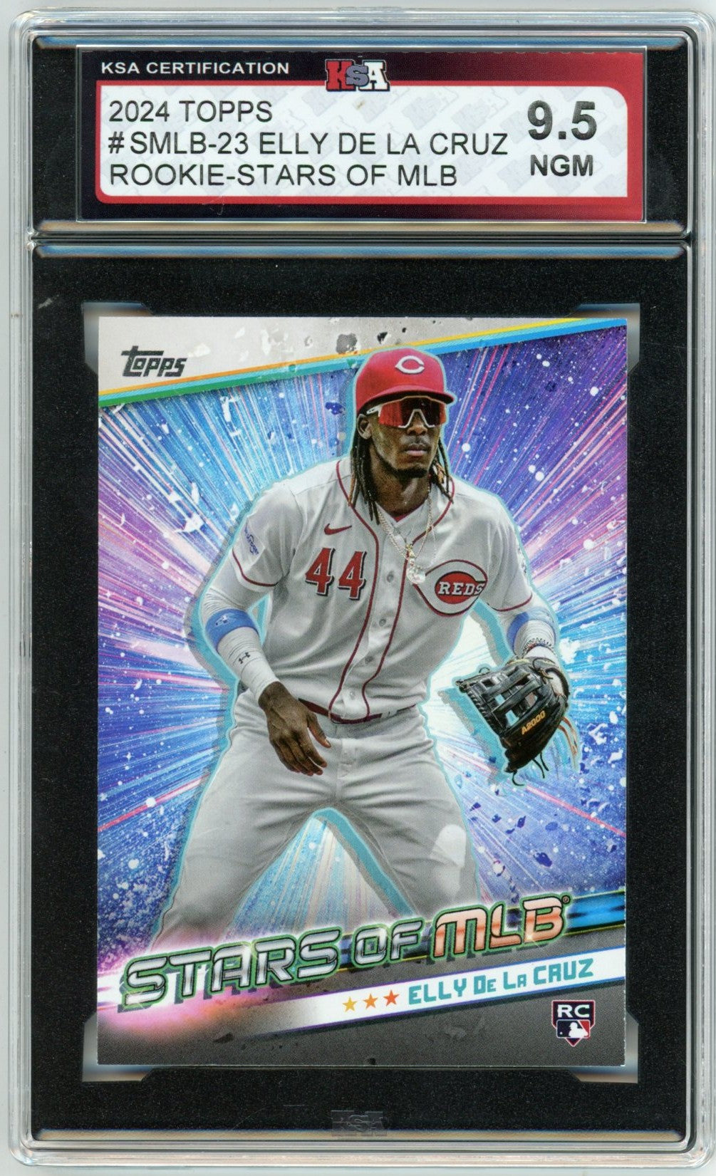 2024 Topps Elly De La Cruz Stars of MLB Graded Rookie Card KSA 9.5
