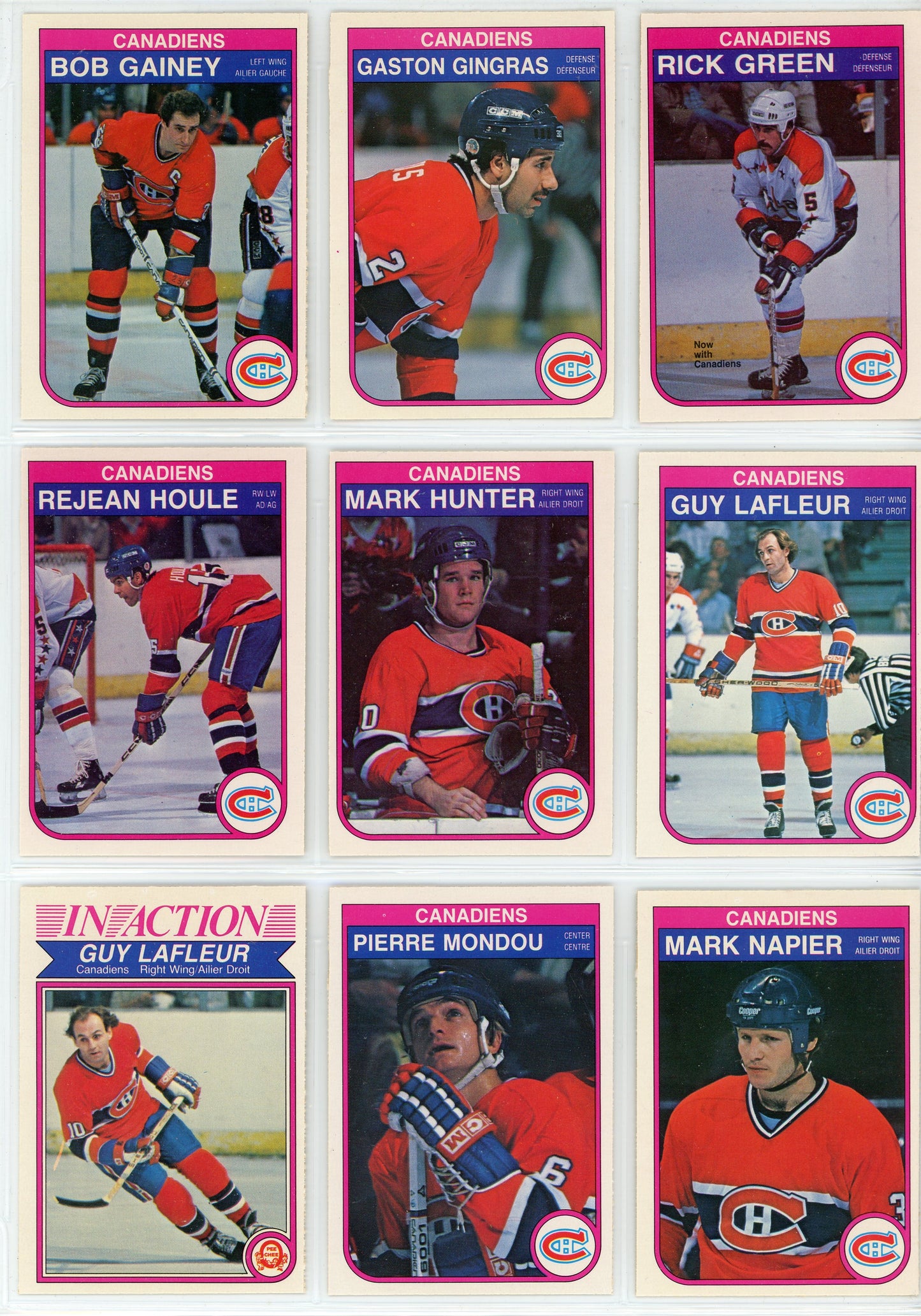 1982/83 OPC O-Pee-Chee Hockey Card Complete Set (396 Cards) Ex Condition