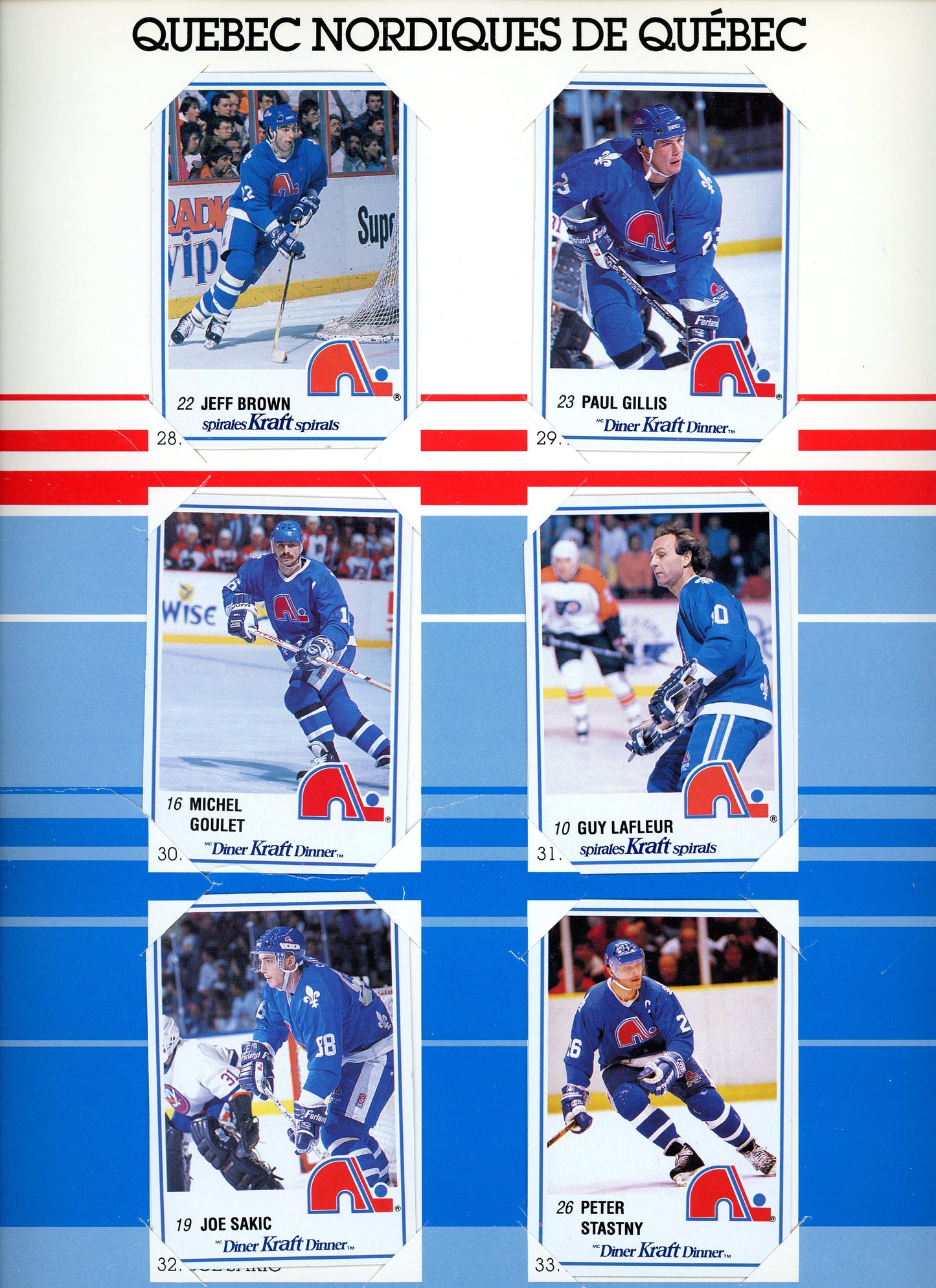 1990 Kraft NHL Hockey Complete Sticker Album