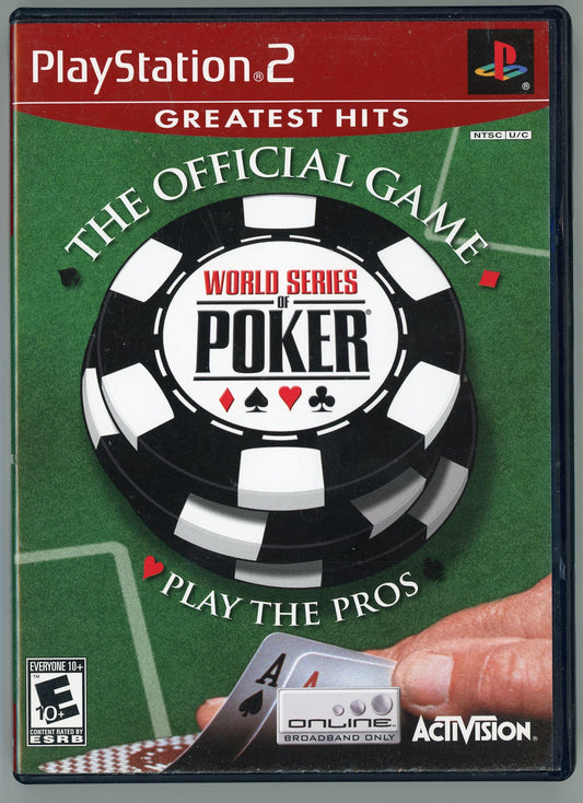 2006 Activision World Series Poker Playstation 2 Video Game Disc In Box