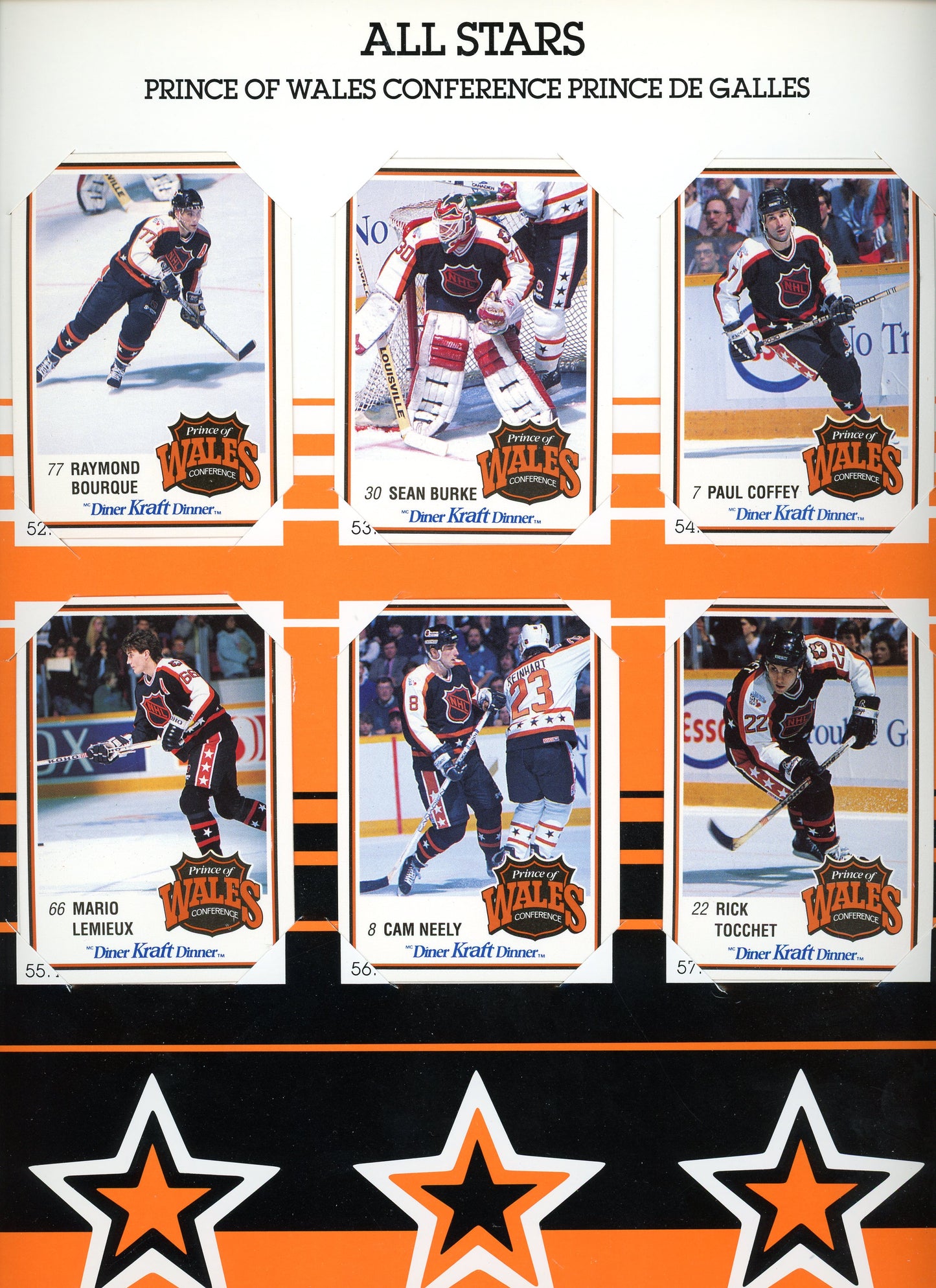 1990 Kraft NHL Hockey Complete Sticker Album