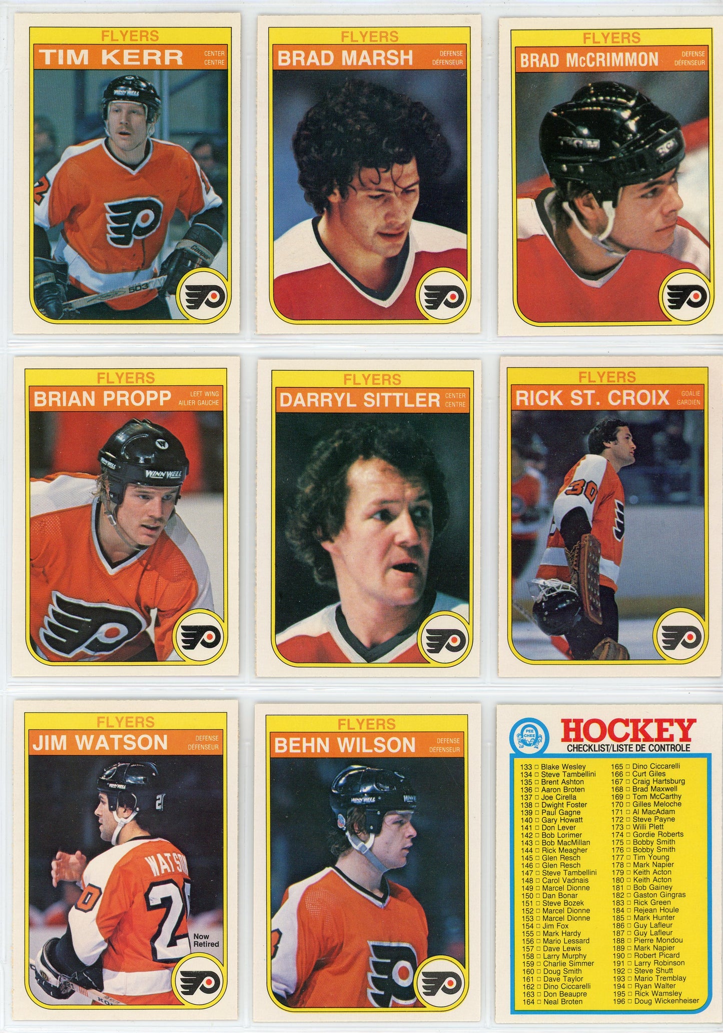 1982/83 OPC O-Pee-Chee Hockey Card Complete Set (396 Cards) Ex Condition