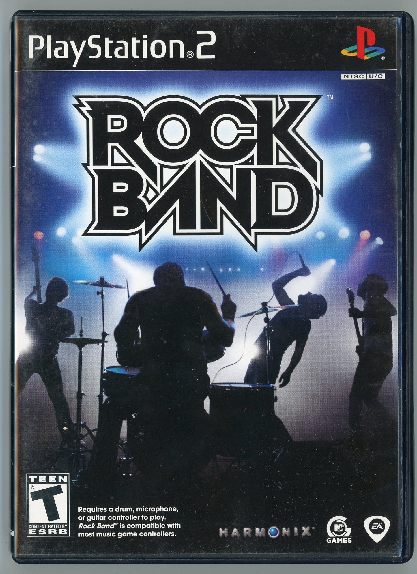 2007 Rock Band Playstation 2 Video Game Disc In Box