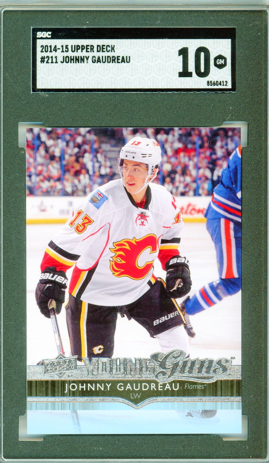 2014-15 Upper Deck Johnny Gaudreau #211 Graded Rookie Card SGC 10