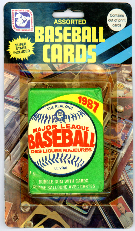 1987 O-Pee-Chee MLB Baseball Vintage Wax Pack Lot (3 Unopened Packs) – Possible Barry Bonds Rookie!