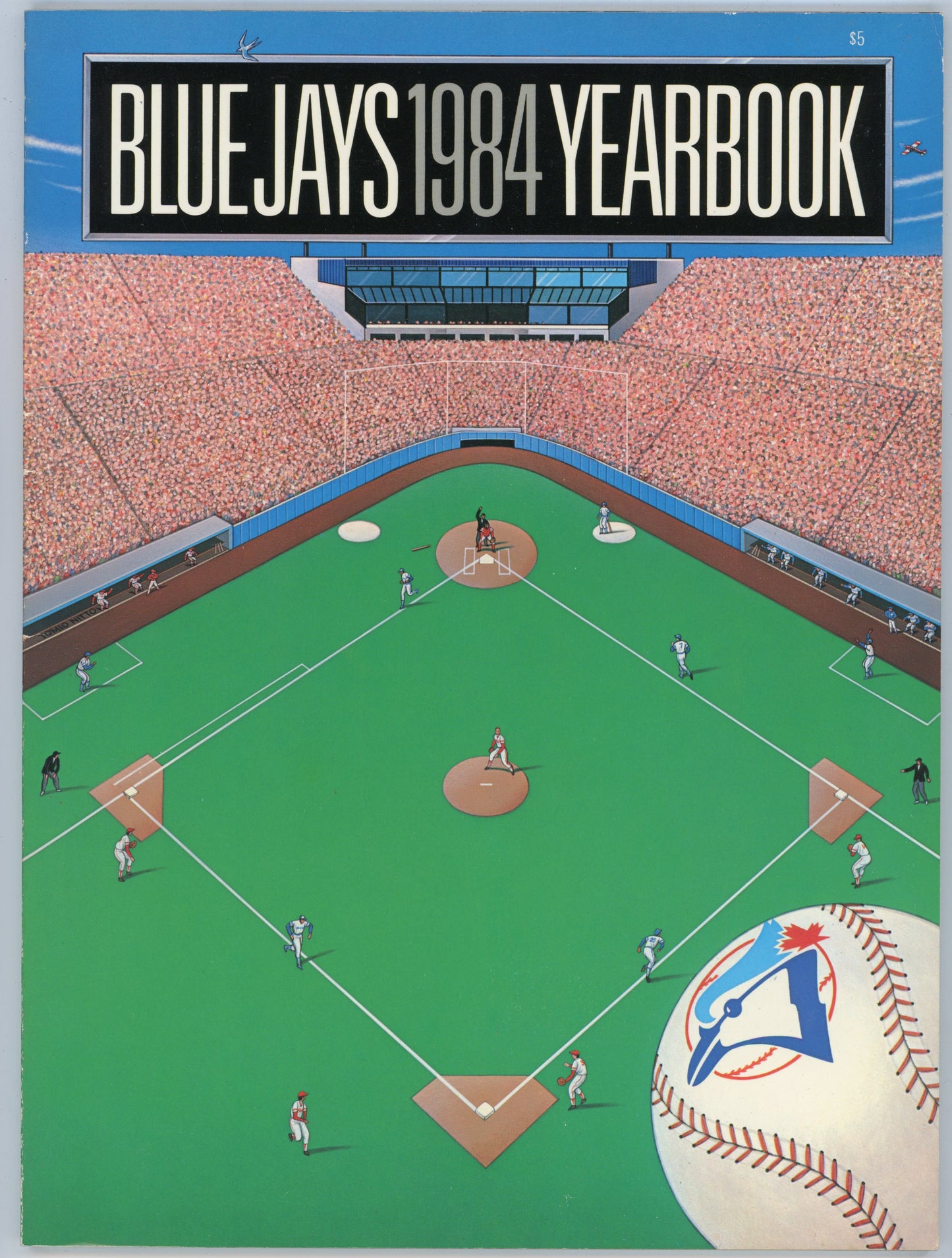 1984 Blue Jays Yearbook Vintage