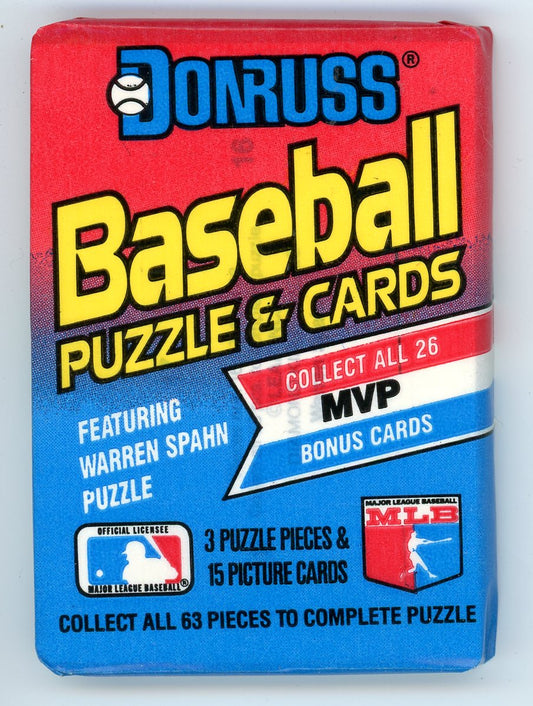 1989 Donruss Baseball Cards Wax Pack Possible Ken Griffey Jr Rookie